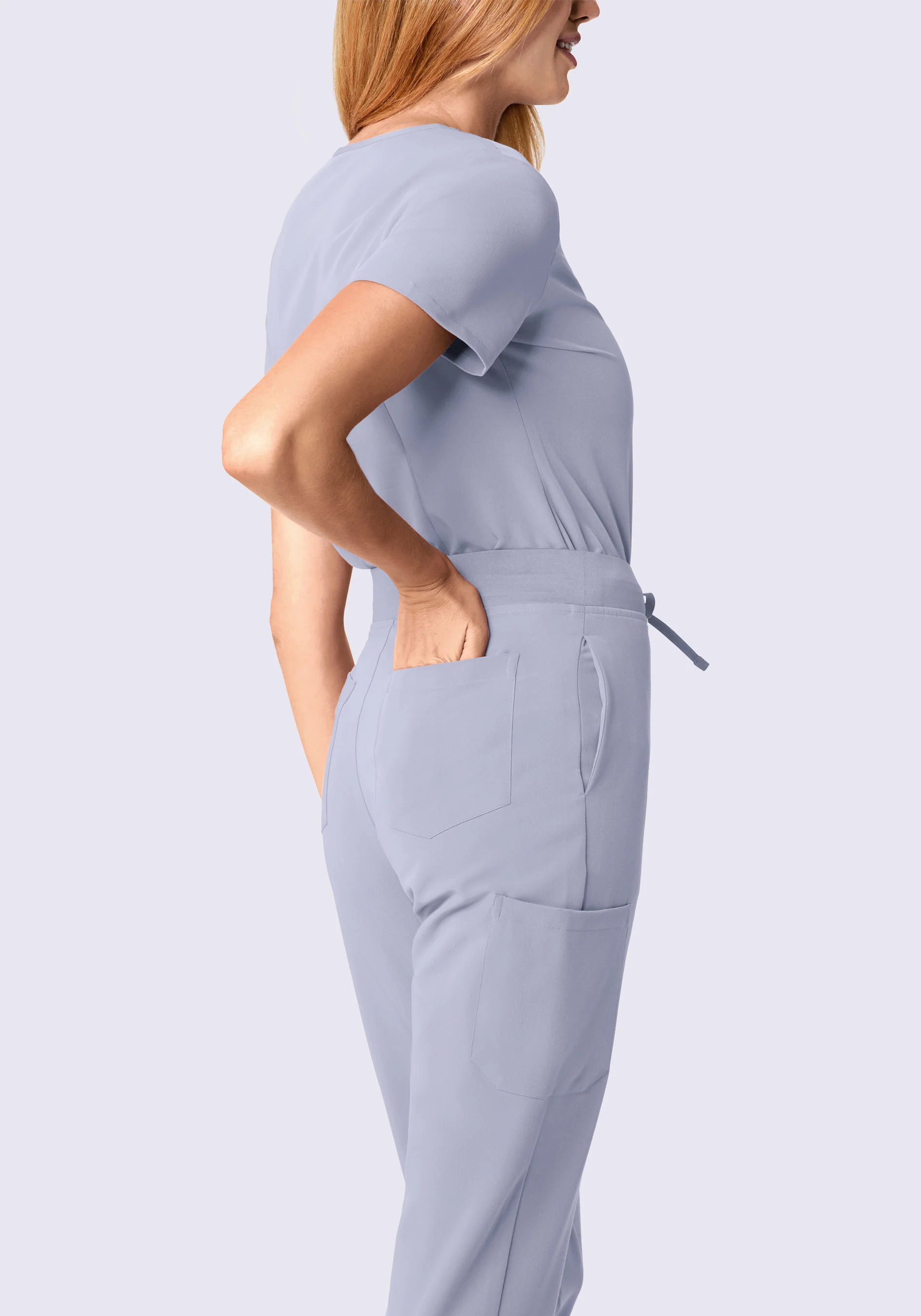 High Waisted Joggers Wisteria - Image 3