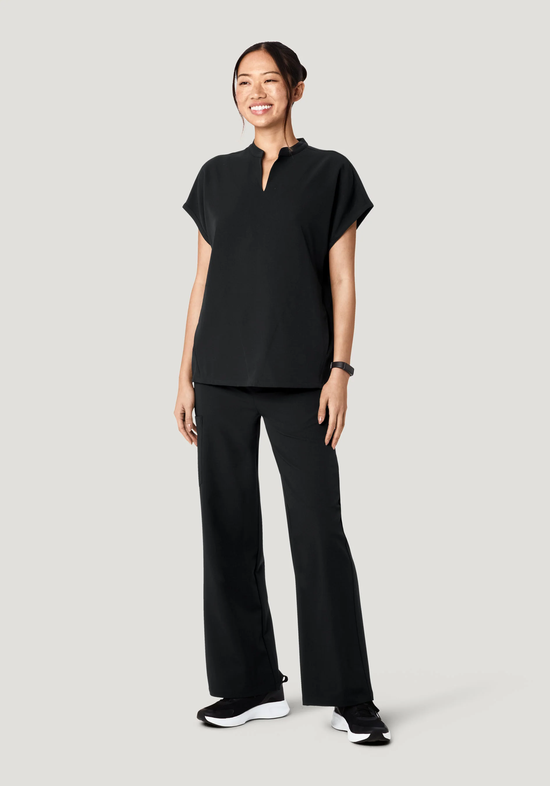 High Waisted Wide Leg Black - Image 4