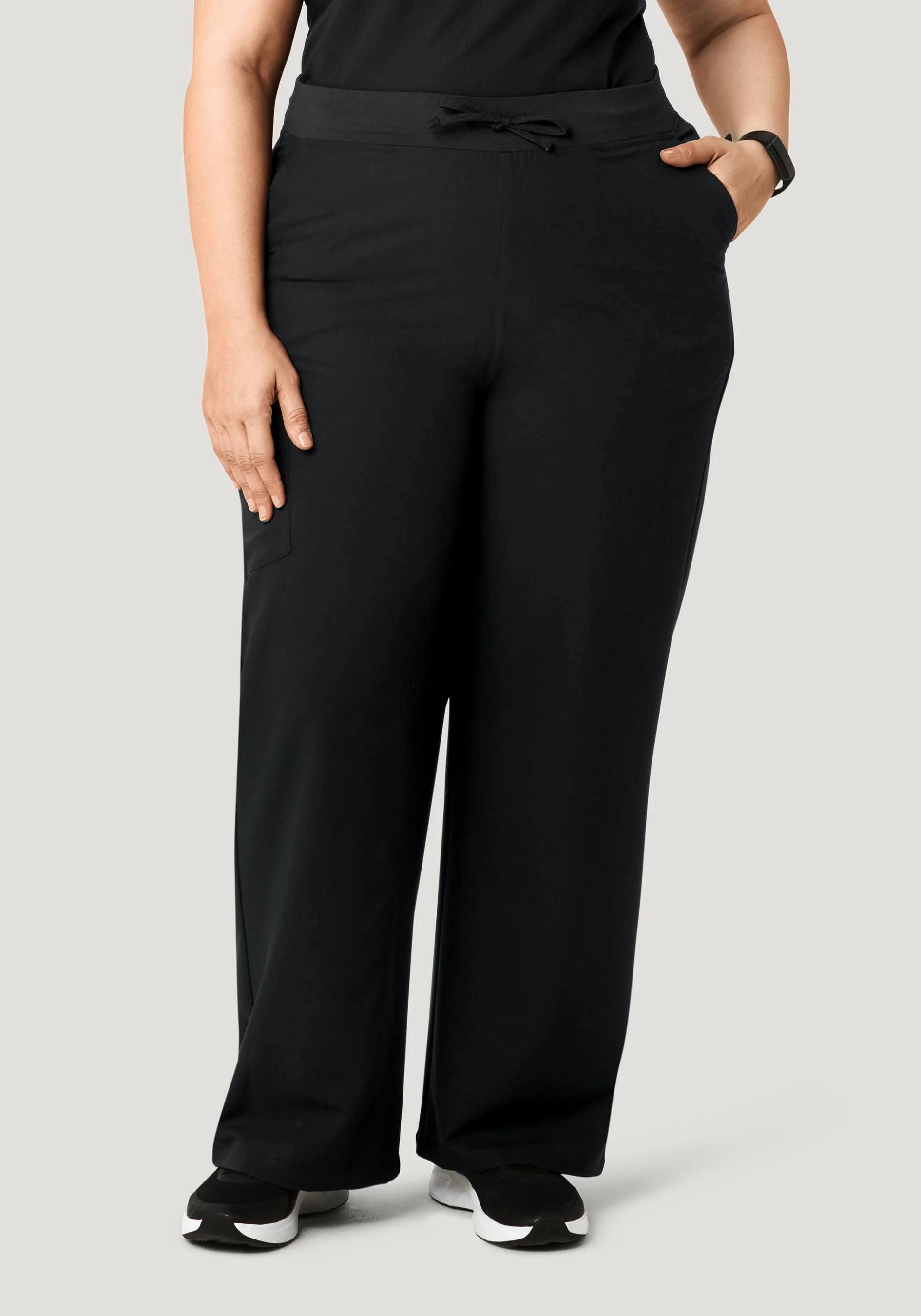 High Waisted Wide Leg Black - Image 5
