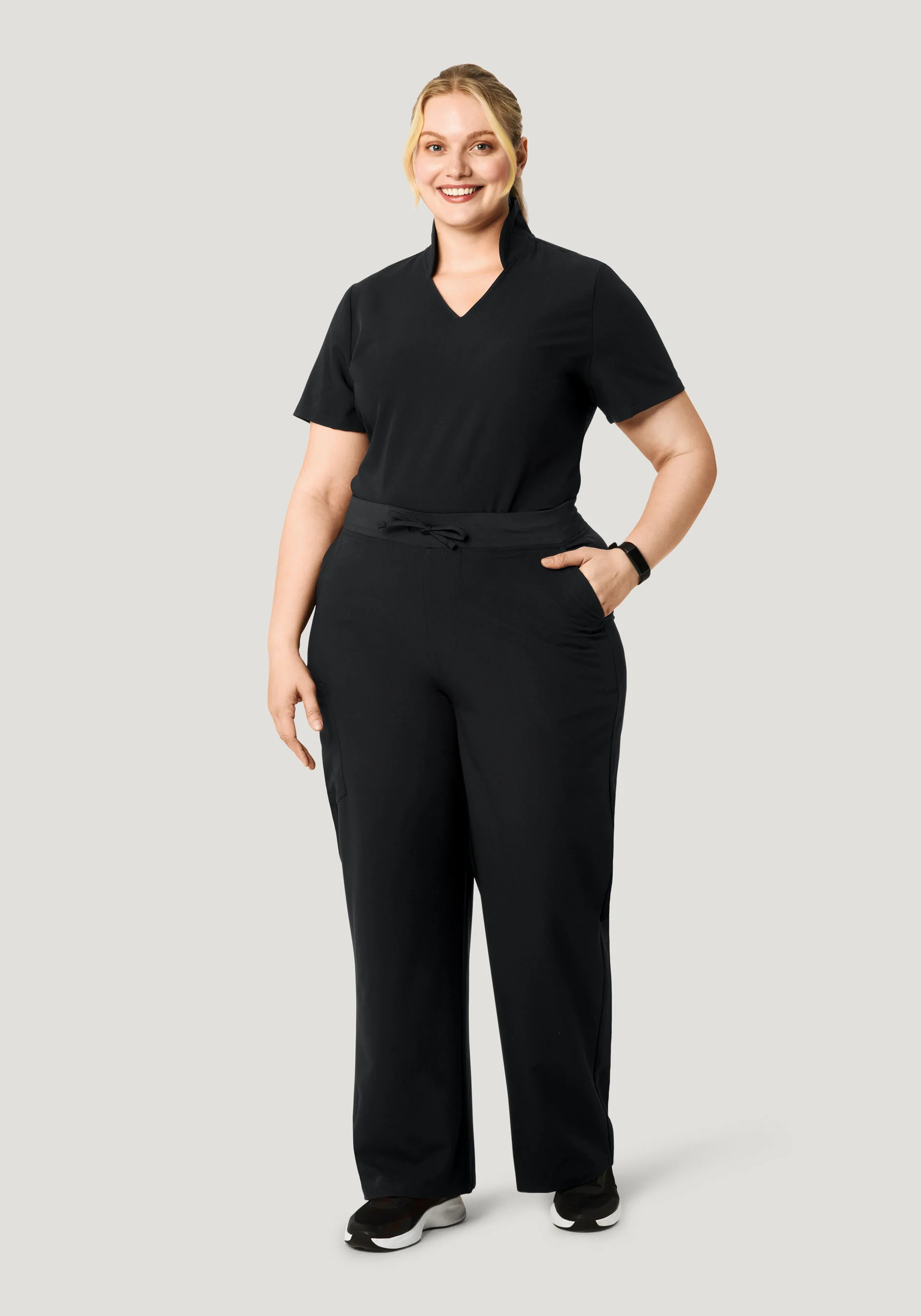 High Waisted Wide Leg Black - Image 6
