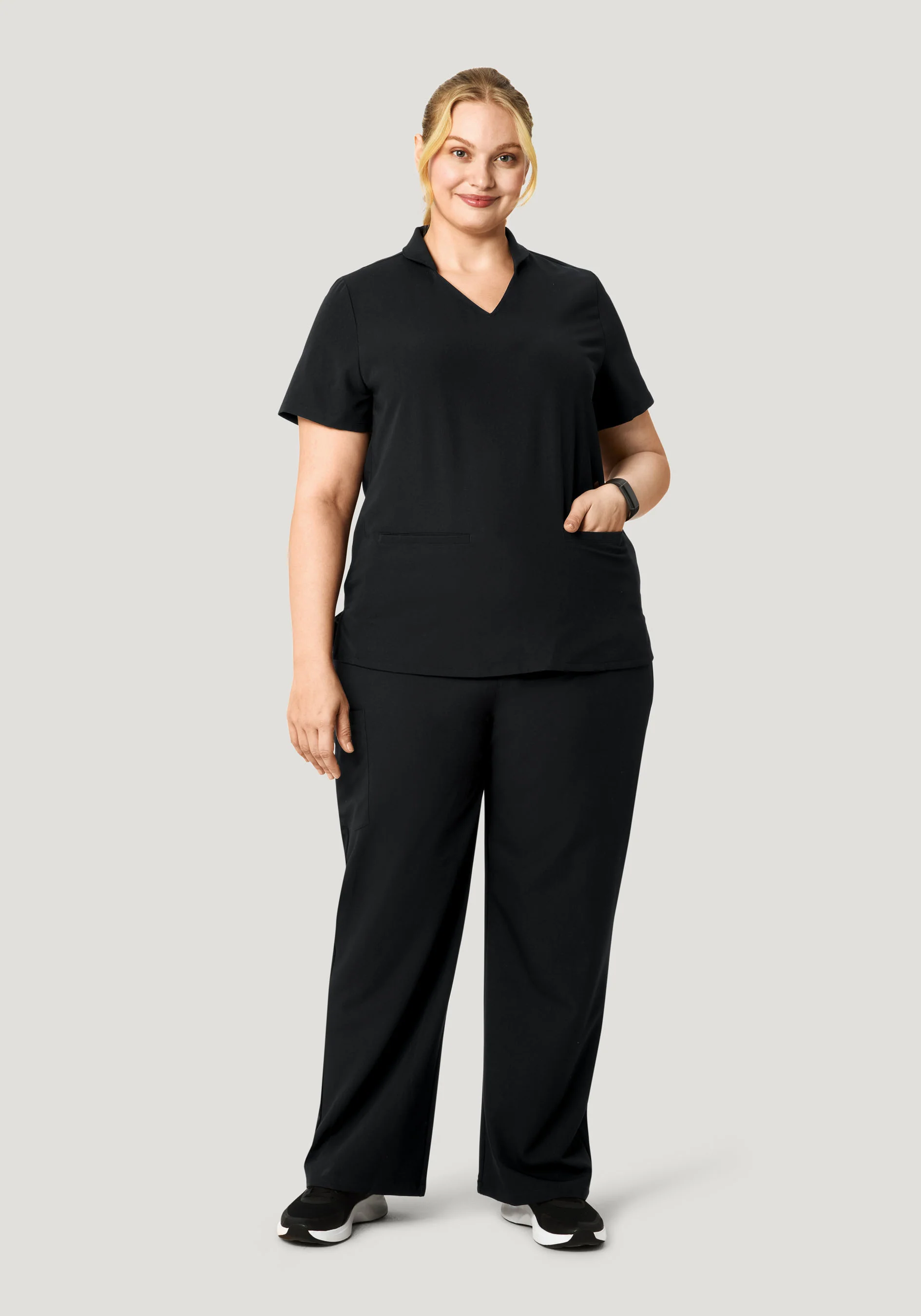 High Waisted Wide Leg Black - Image 7