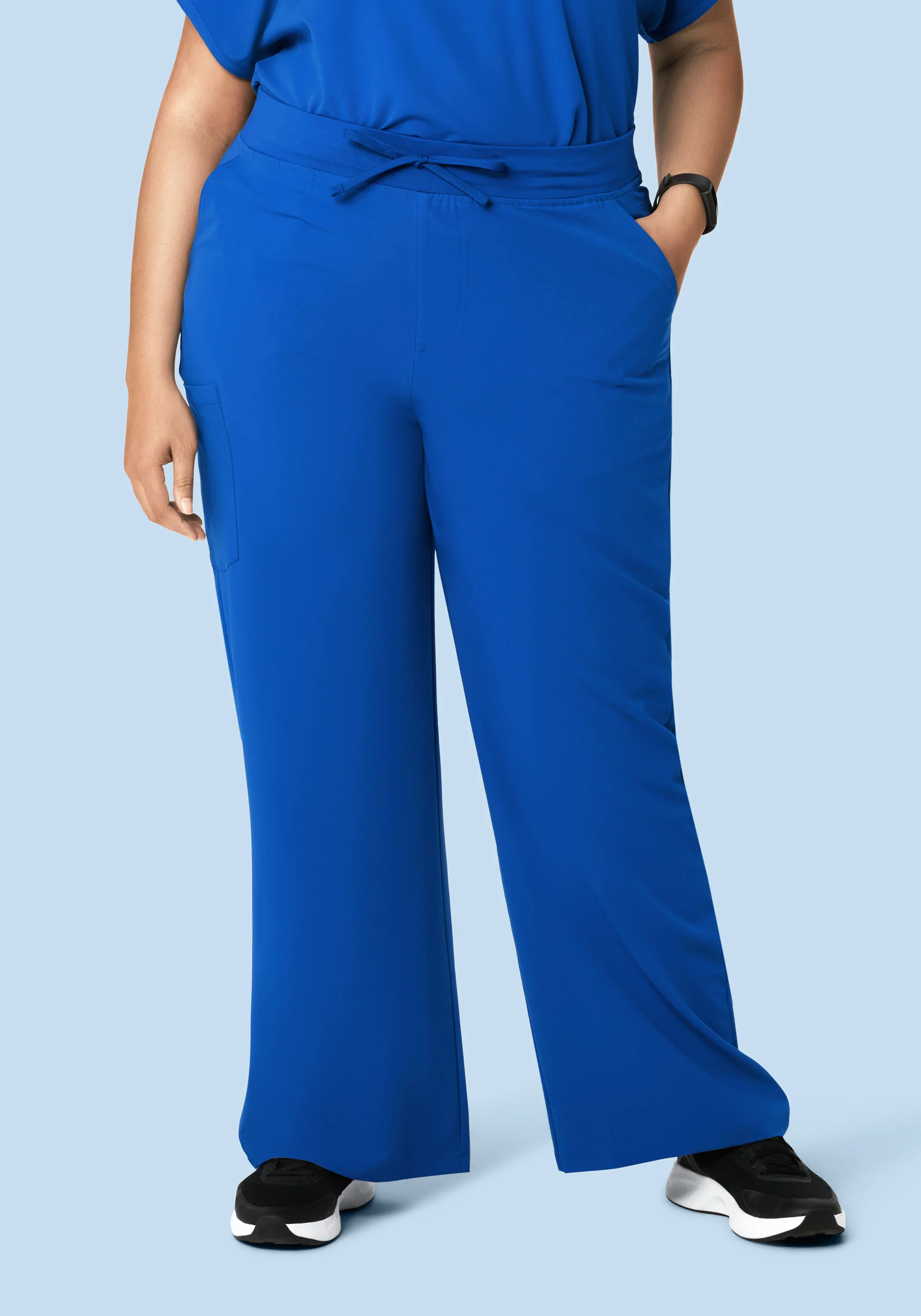 High Waisted Wide Leg Cobalt - Image 5