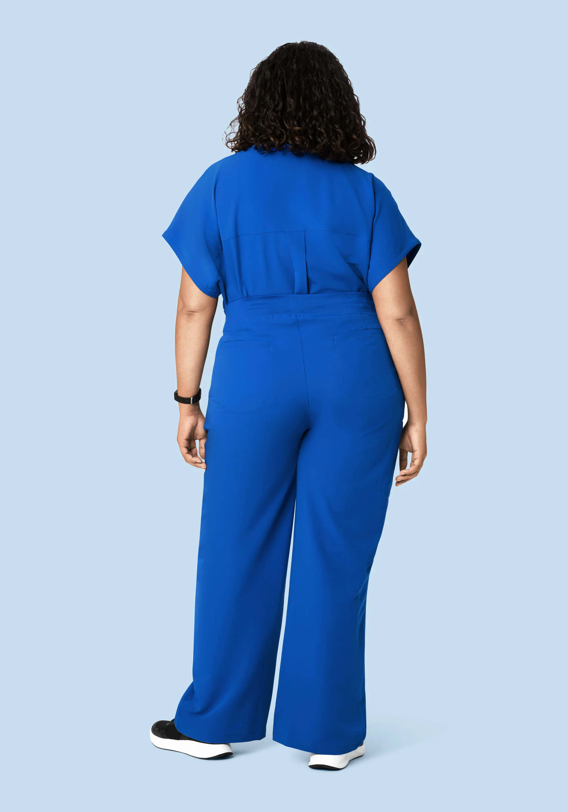 High Waisted Wide Leg Cobalt - Image 7