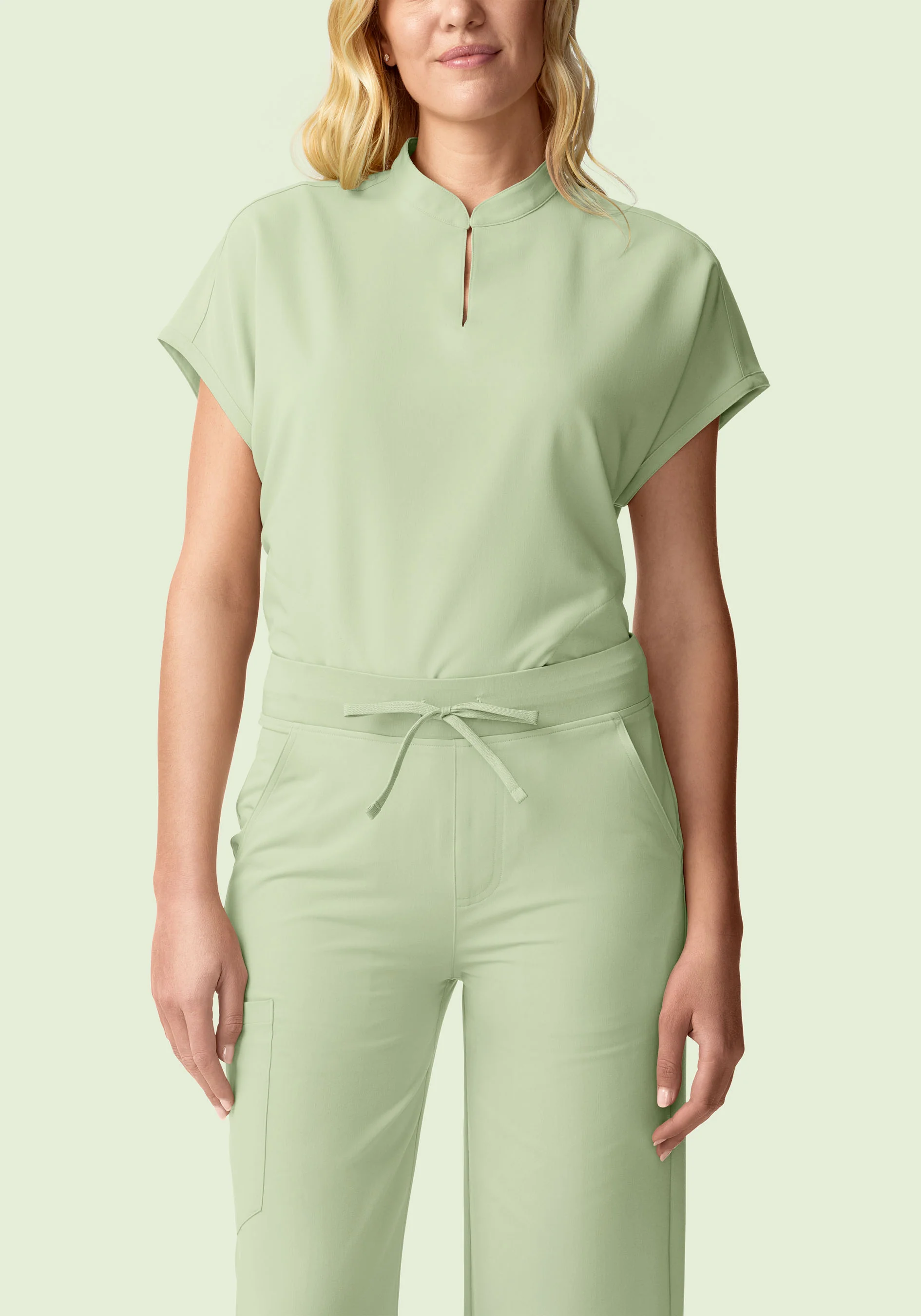 High Waisted Wide Leg Matcha - Image 4