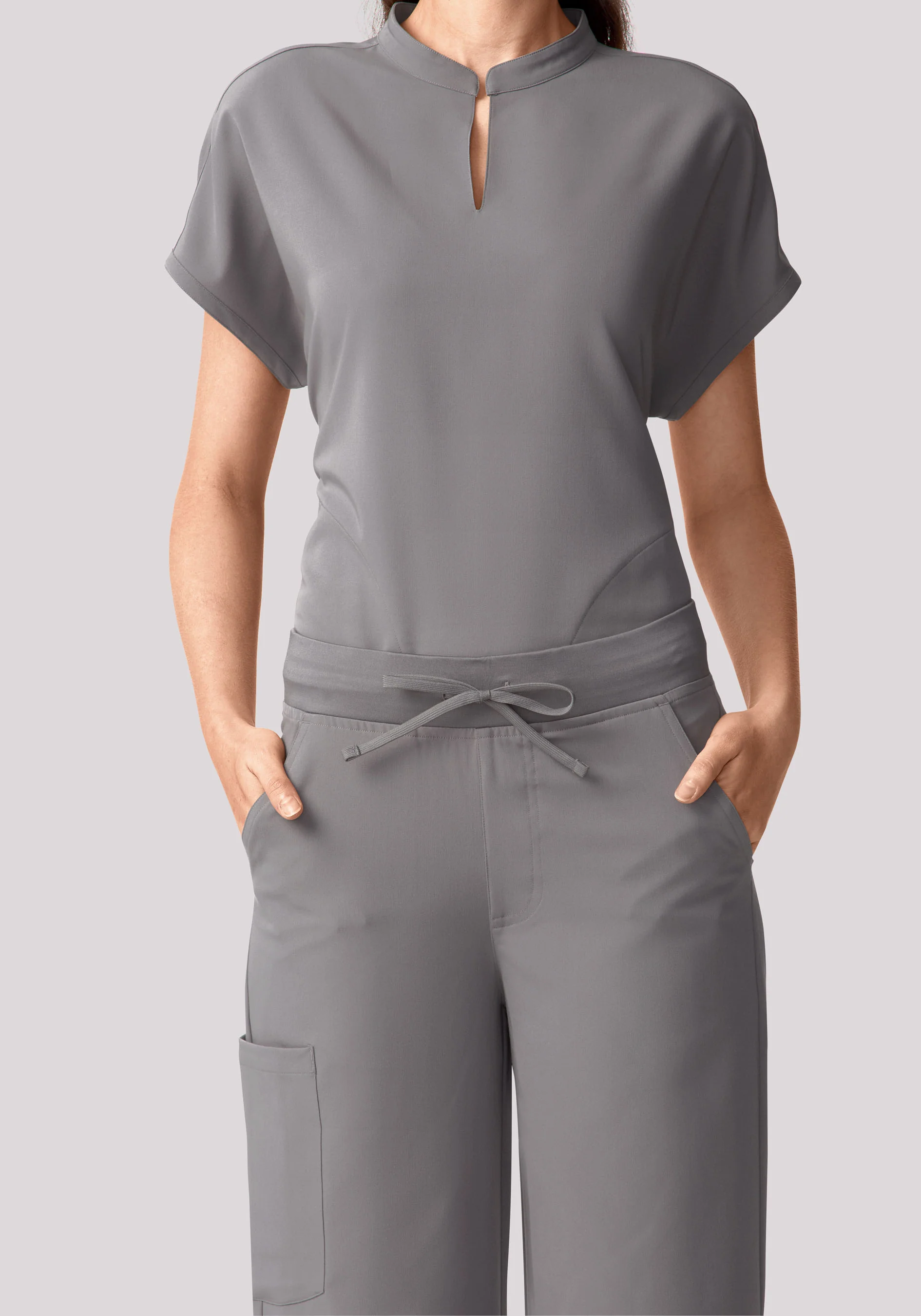 High Waisted Wide Leg Oslo Gray - Image 3