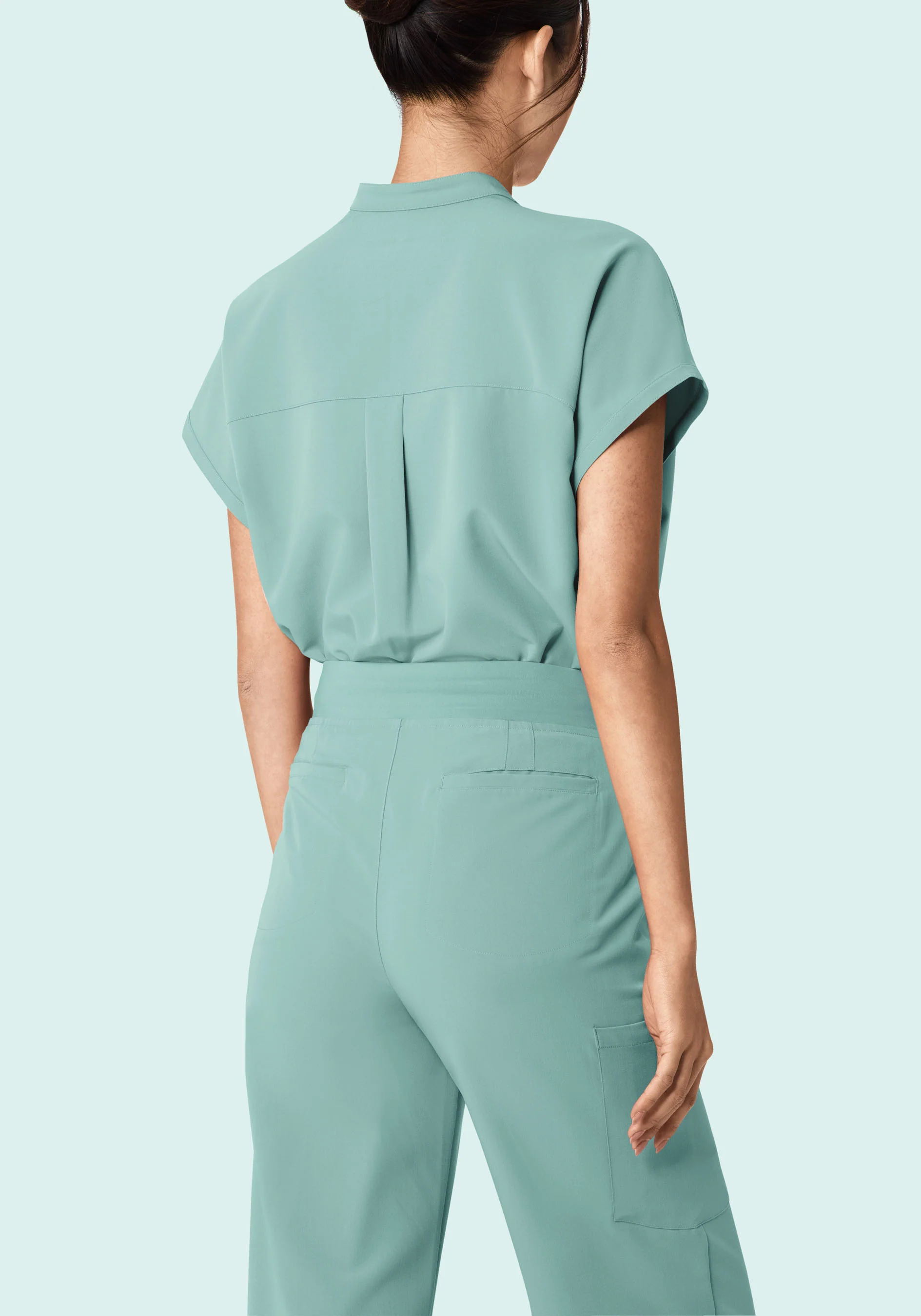 High Waisted Wide Leg Tourmaline - Image 4