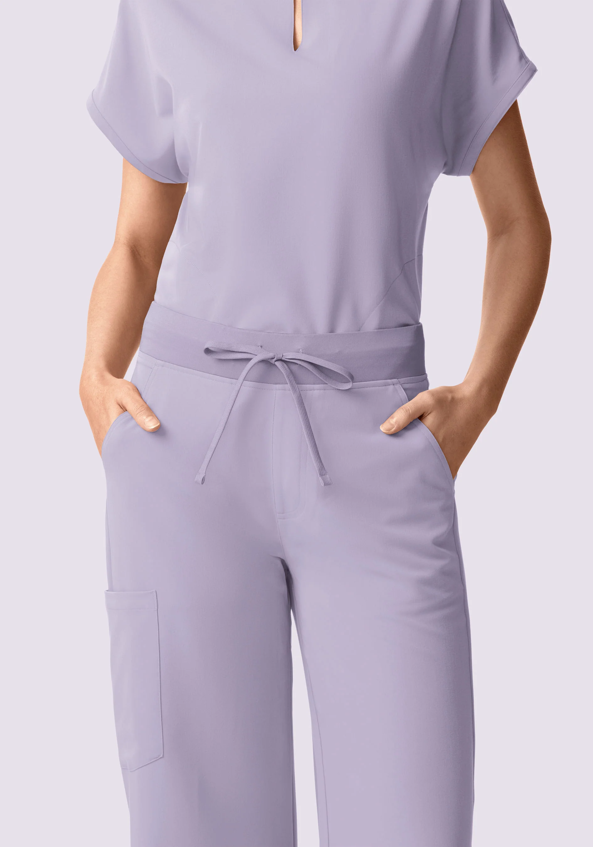 High Waisted Wide Leg Ube - Image 4