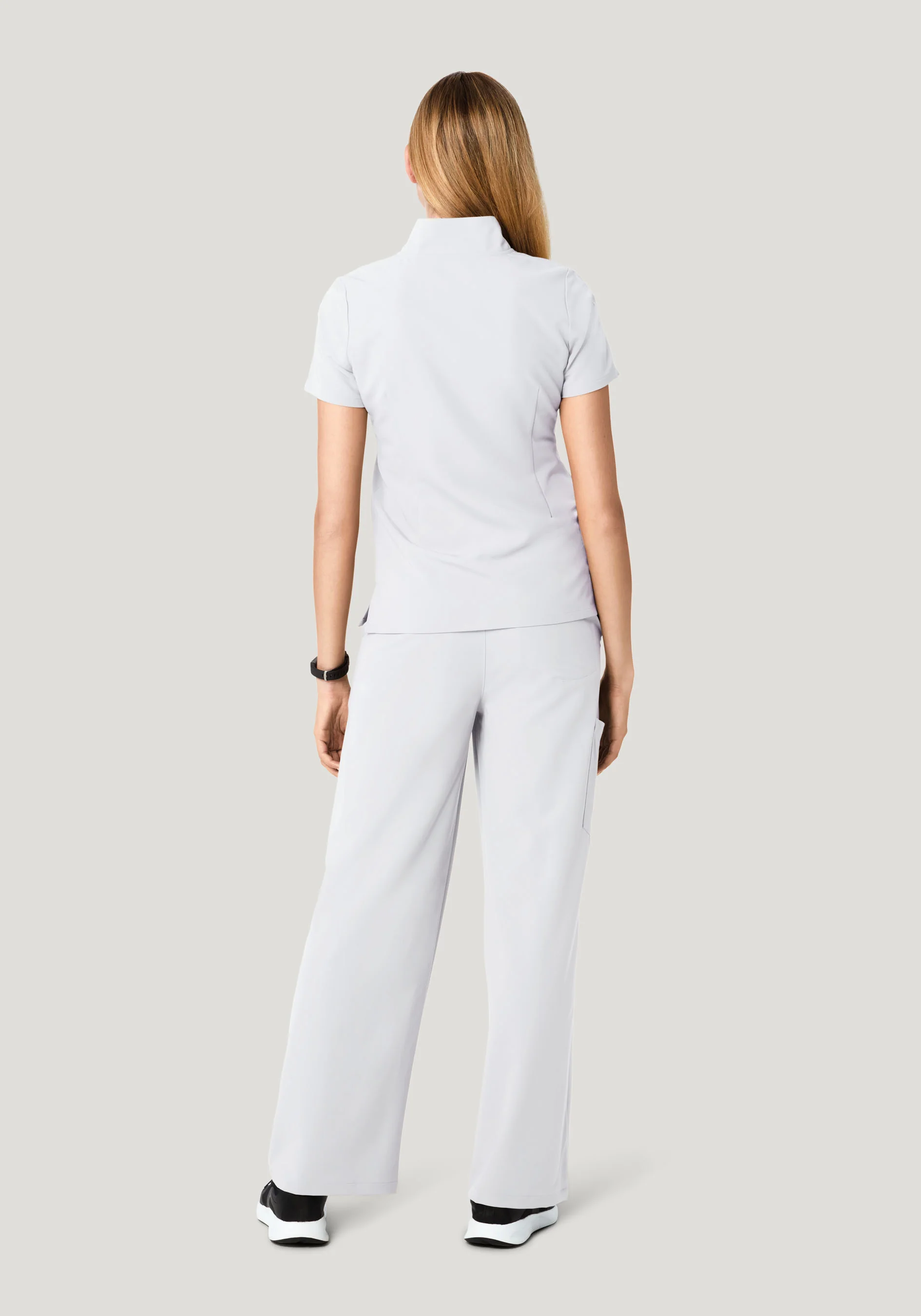 High Waisted Wide Leg White - Image 4