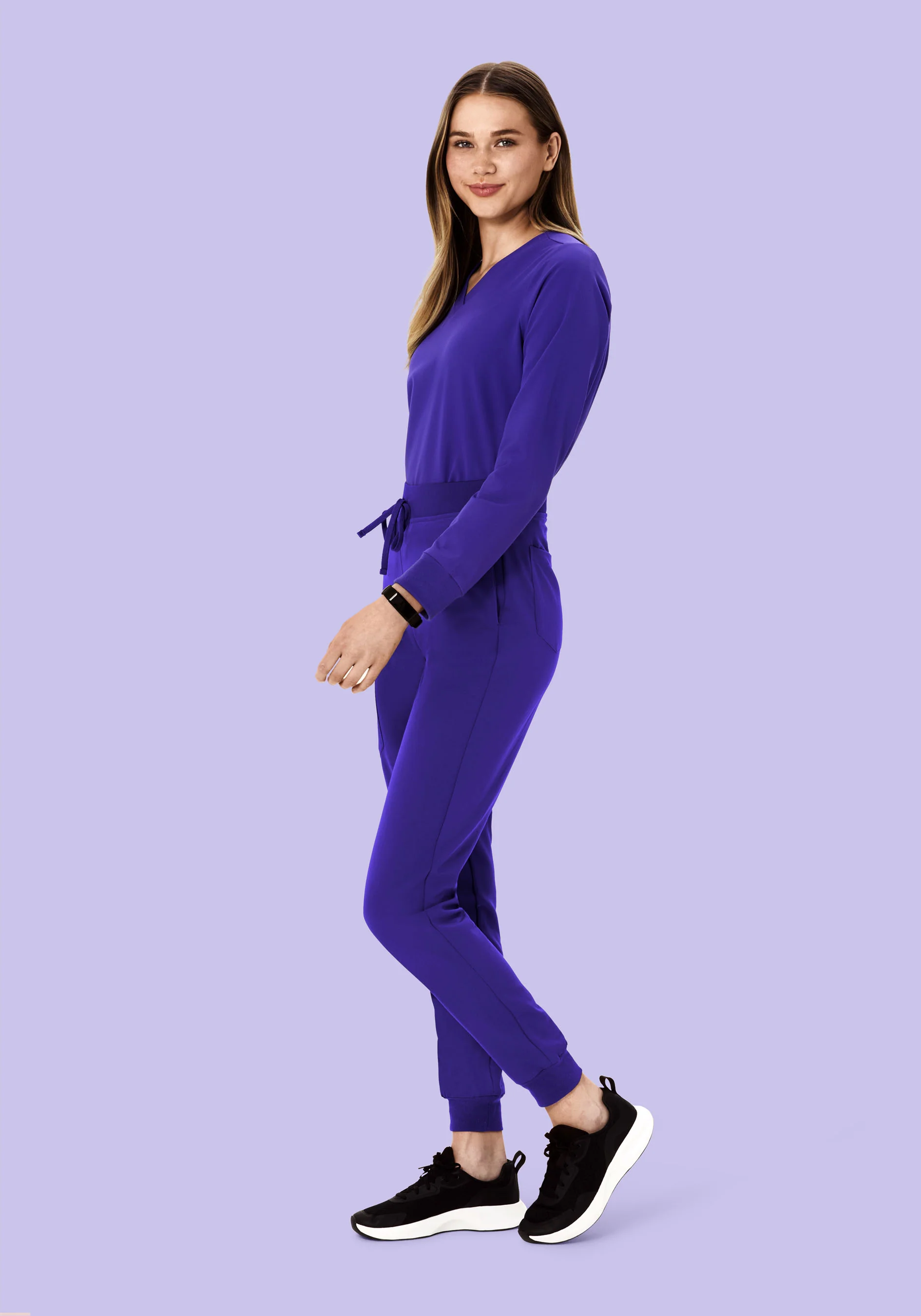 Long Sleeve 6 Pocket Top True Grape - Image 3