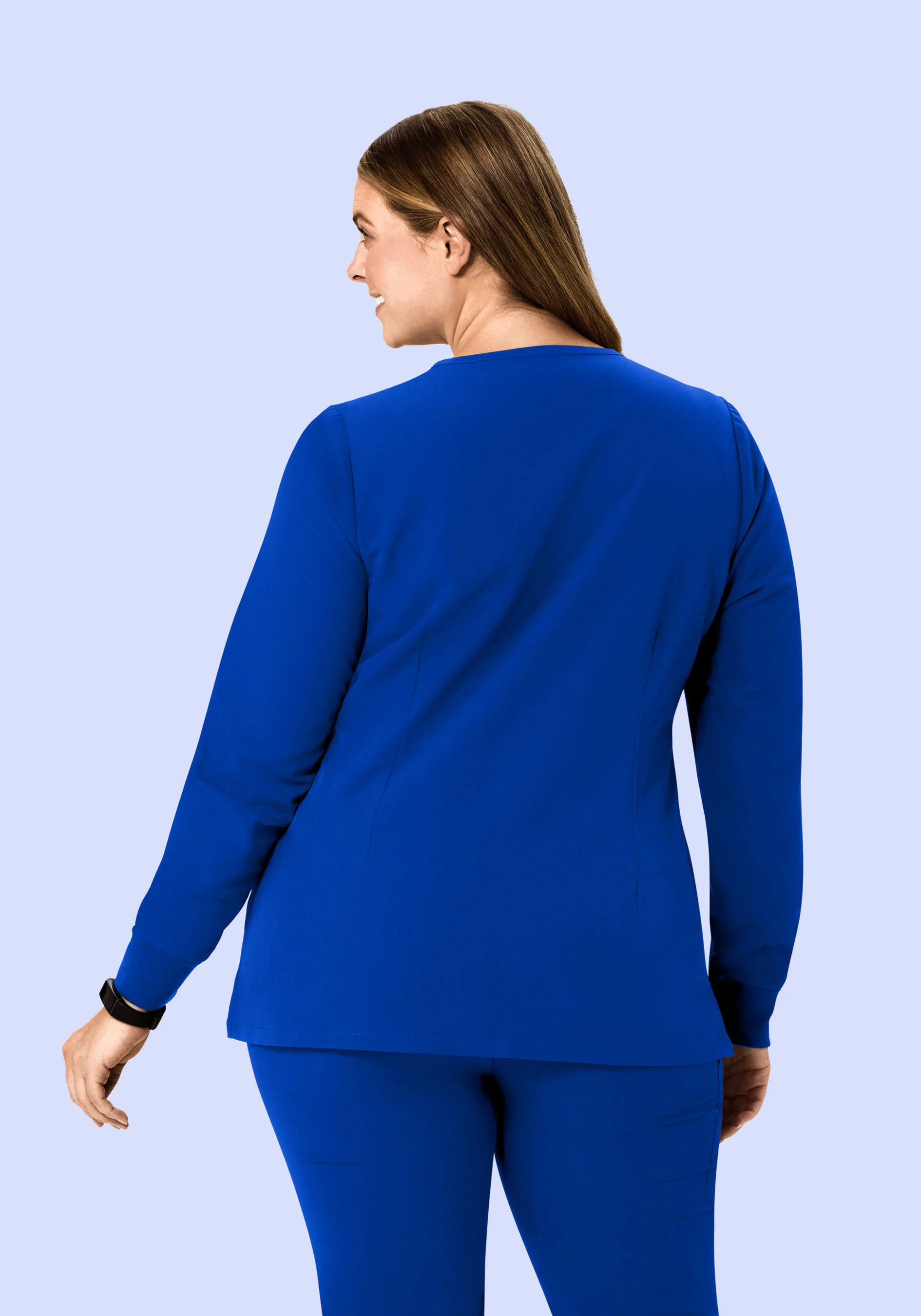 Long Sleeve One Pocket Top Galaxy Blue - Image 7