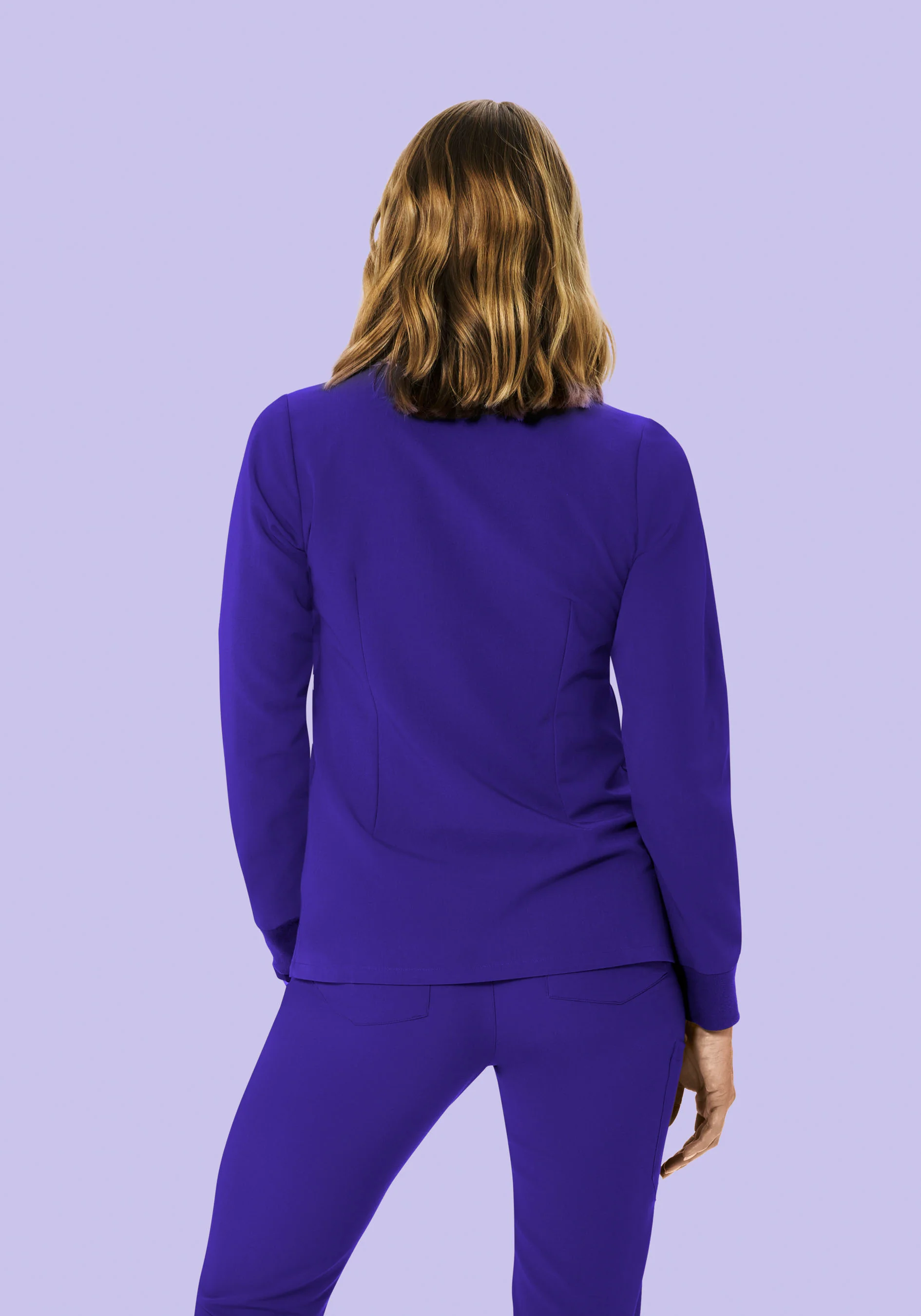 Long Sleeve One Pocket Top True Grape - Image 4