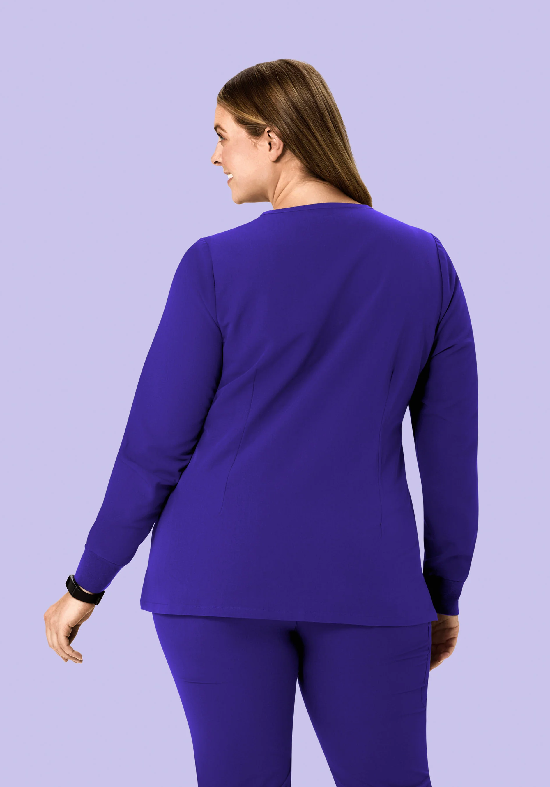 Long Sleeve One Pocket Top True Grape - Image 8