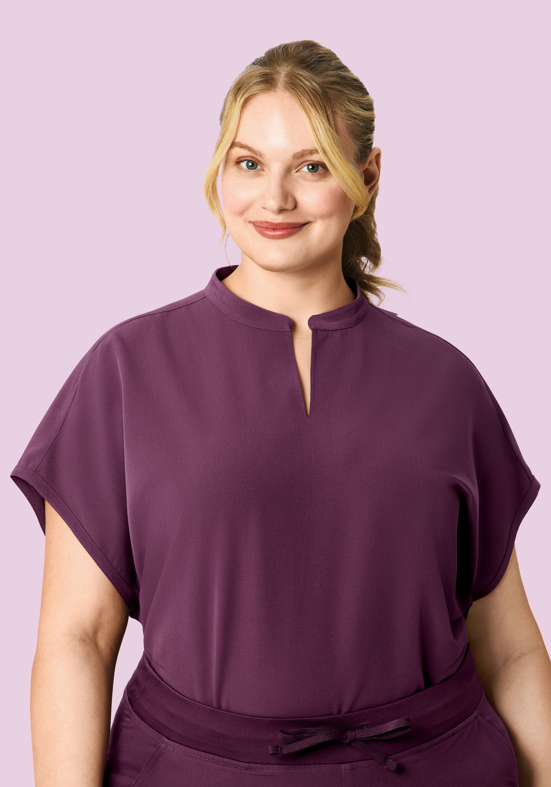 Mandarin Dolman Top Bordeaux - Image 6