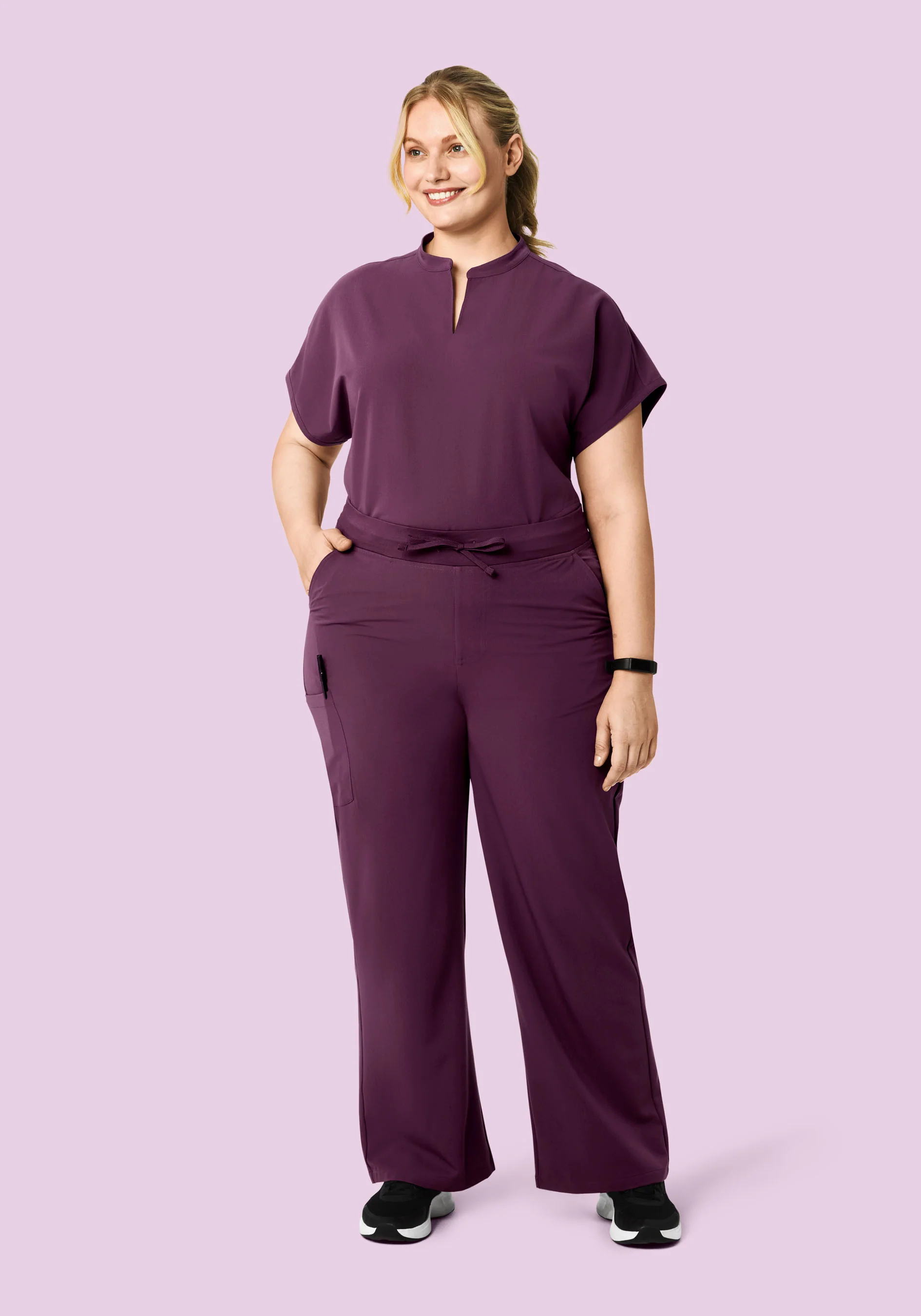 Mandarin Dolman Top Bordeaux - Image 7