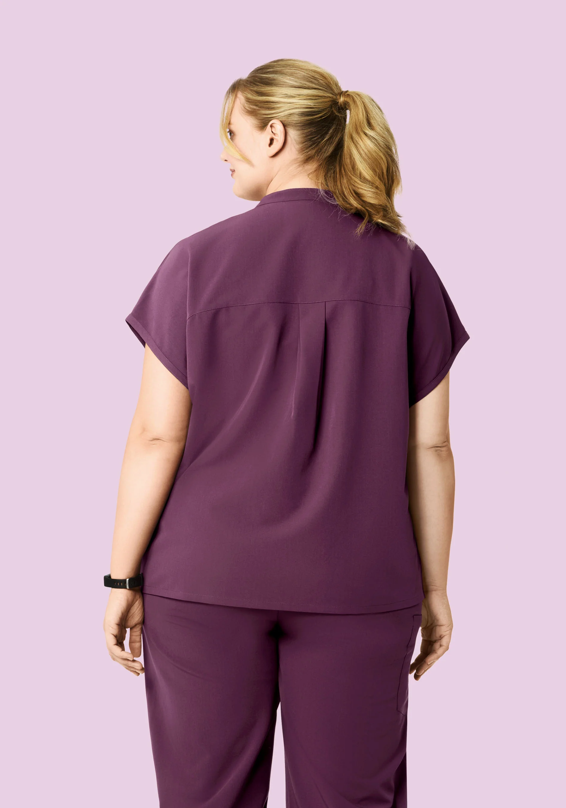 Mandarin Dolman Top Bordeaux - Image 8