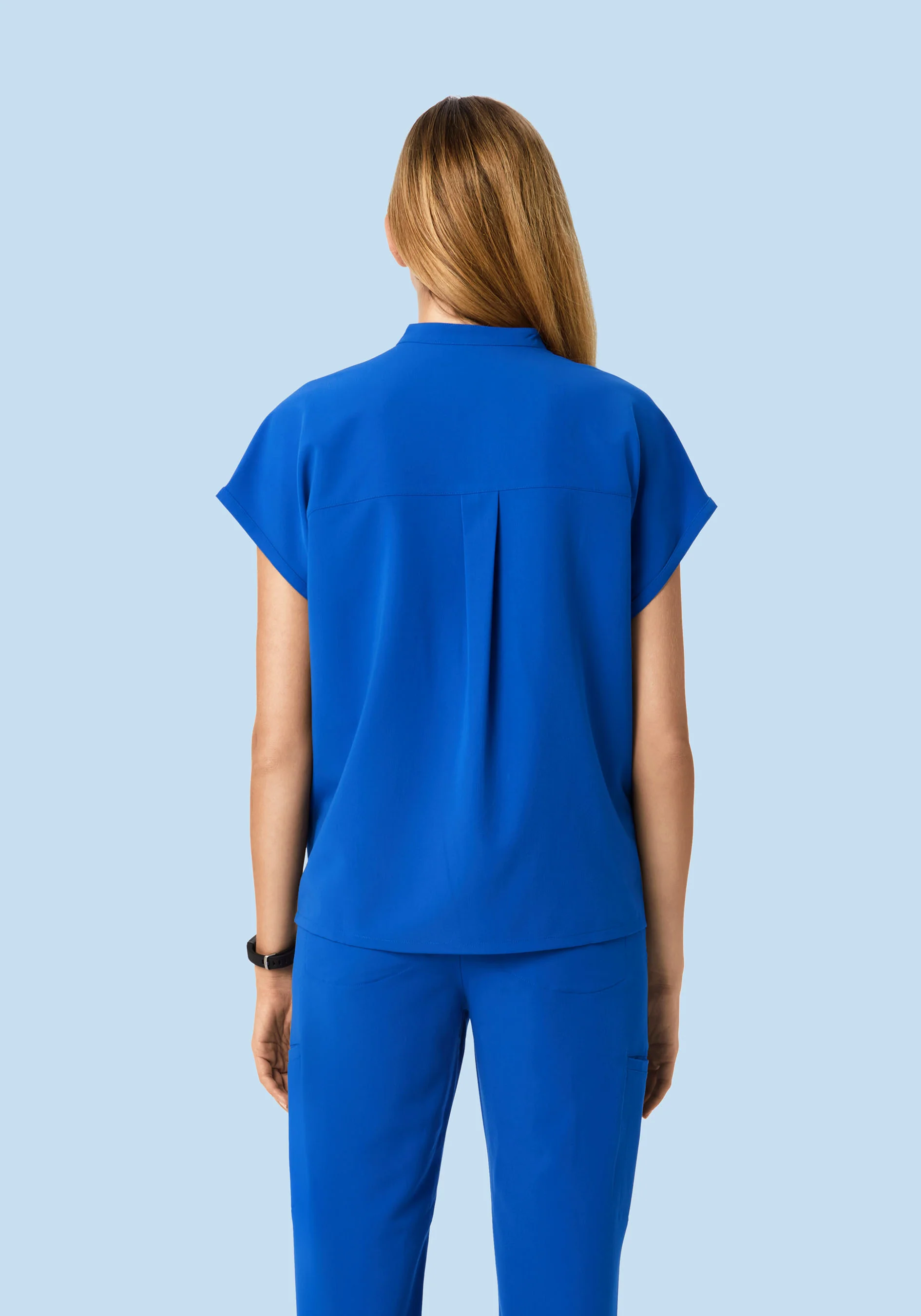 Mandarin Dolman Top Cobalt - Image 7