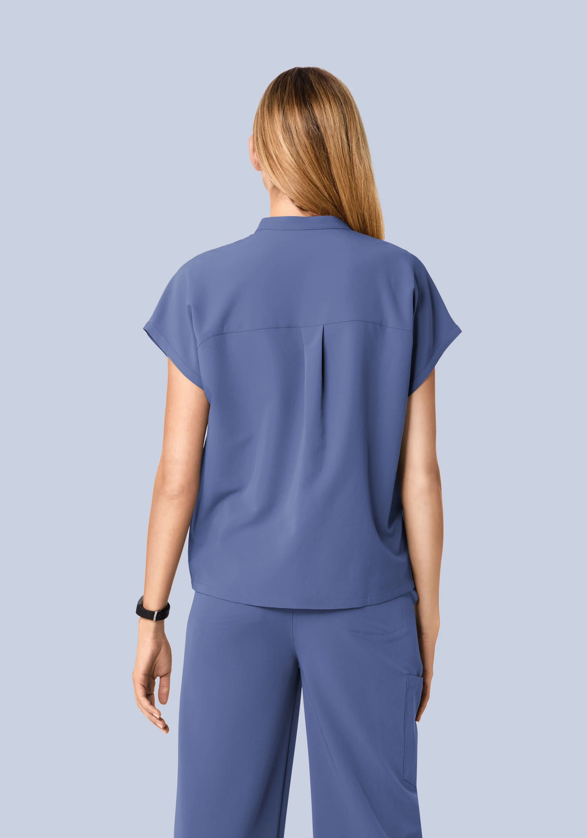 Mandarin Dolman Top Deep Periwinkle - Image 5