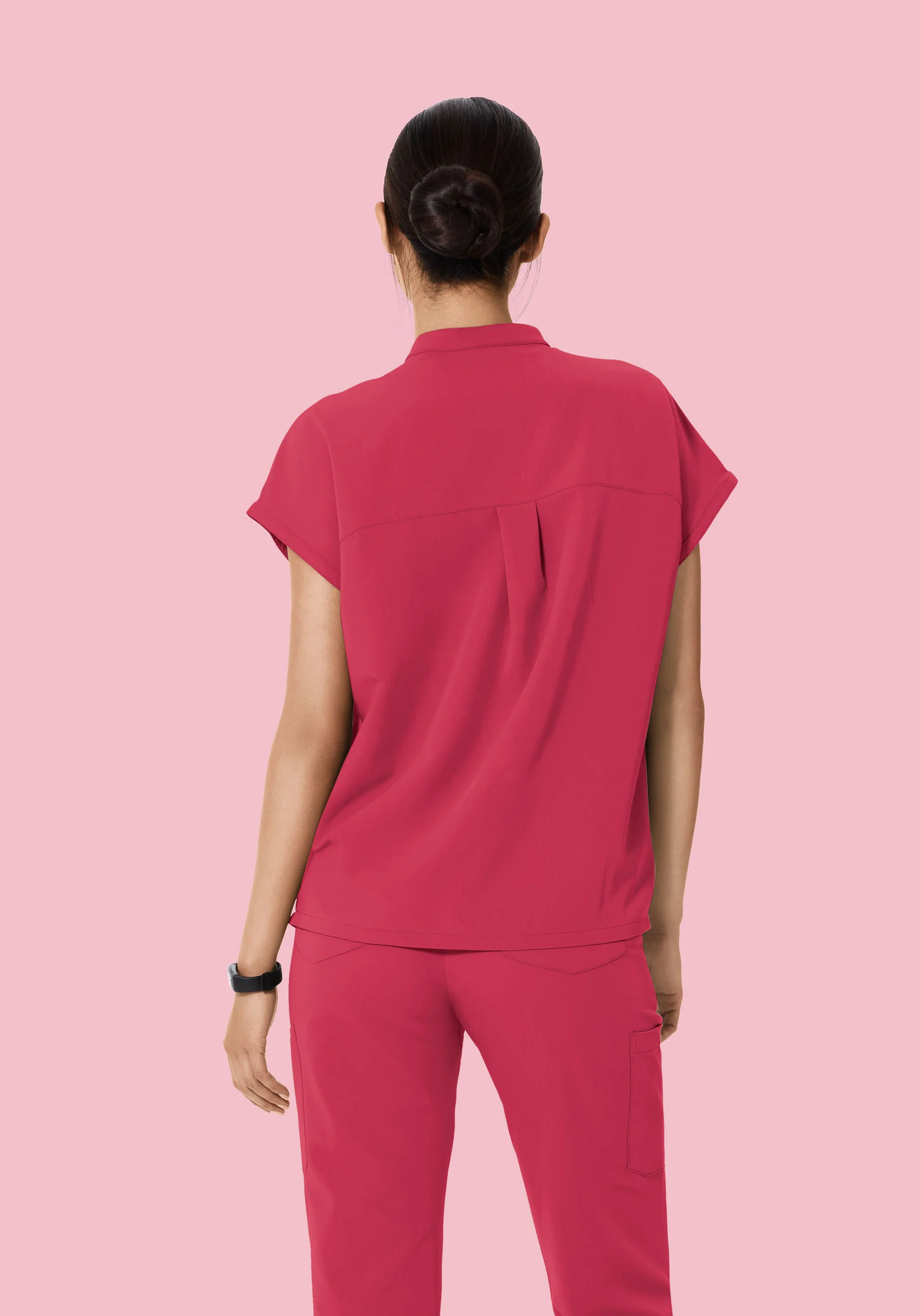 Mandarin Dolman Top Deep Rose - Image 4