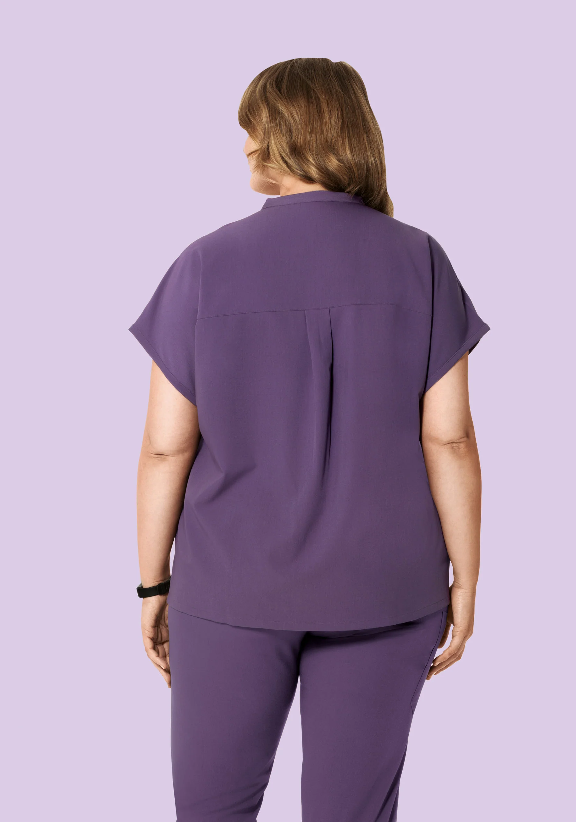 Mandarin Dolman Top Dewberry - Image 7