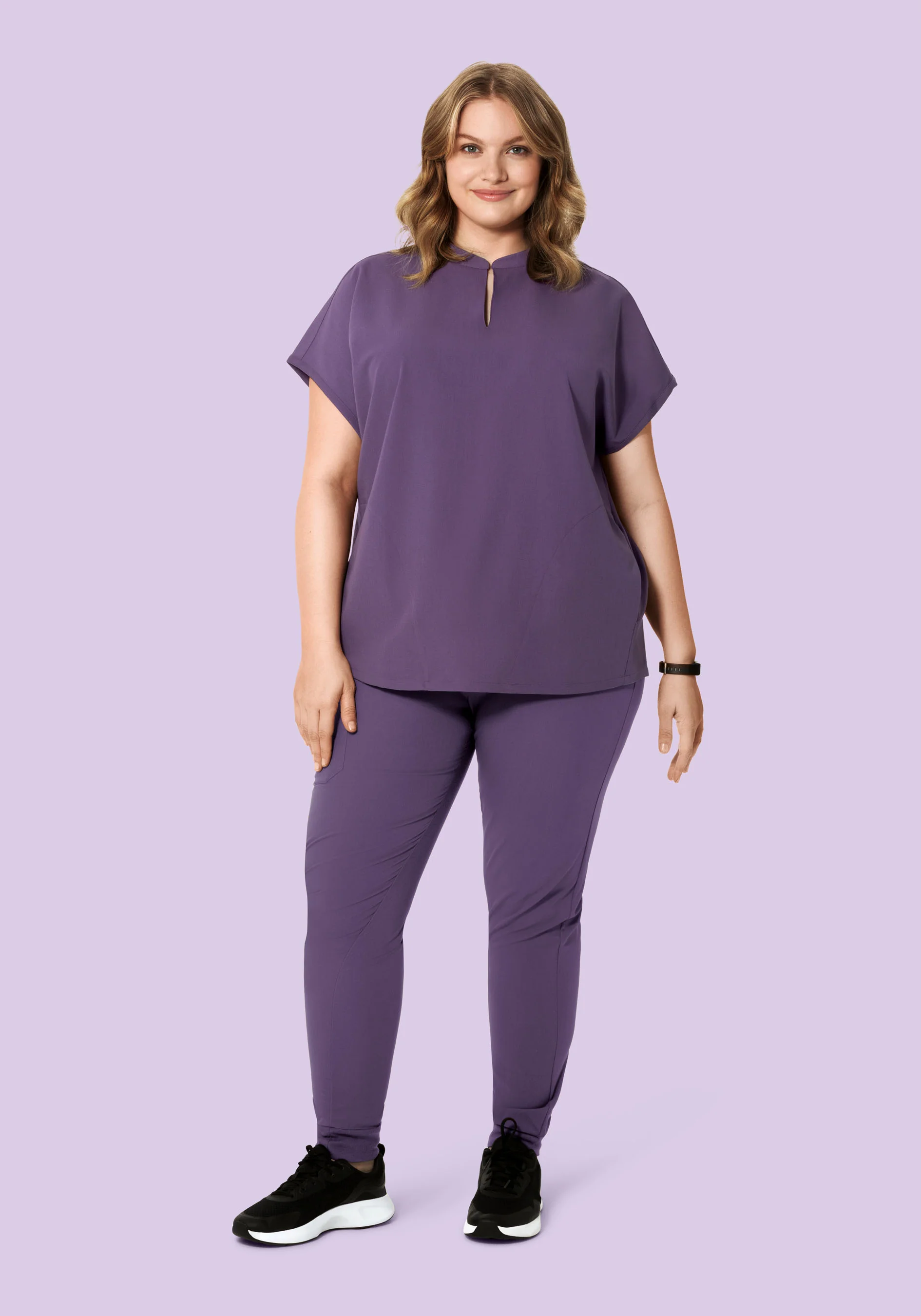 Mandarin Dolman Top Dewberry - Image 8