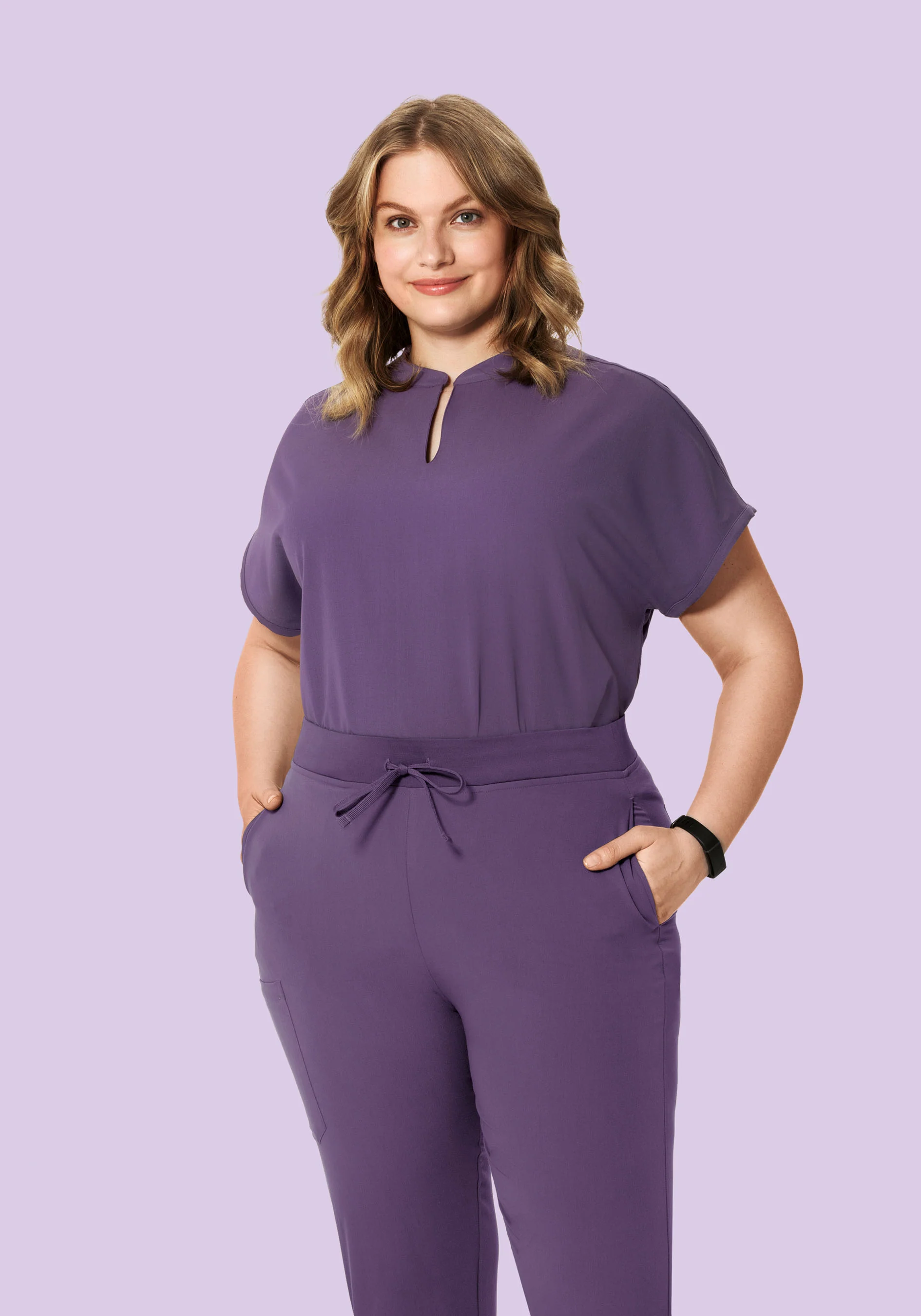 Mandarin Dolman Top Dewberry - Image 9