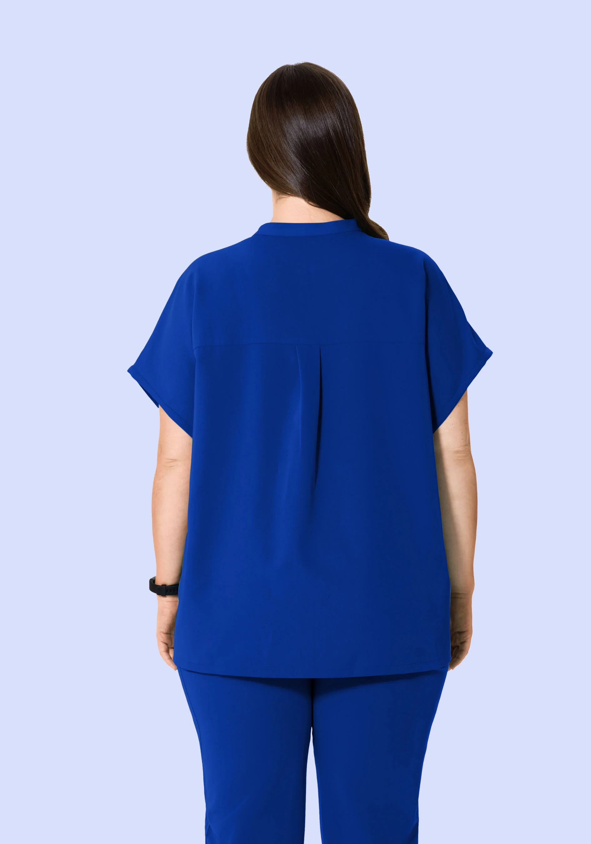Mandarin Dolman Top Galaxy Blue - Image 8