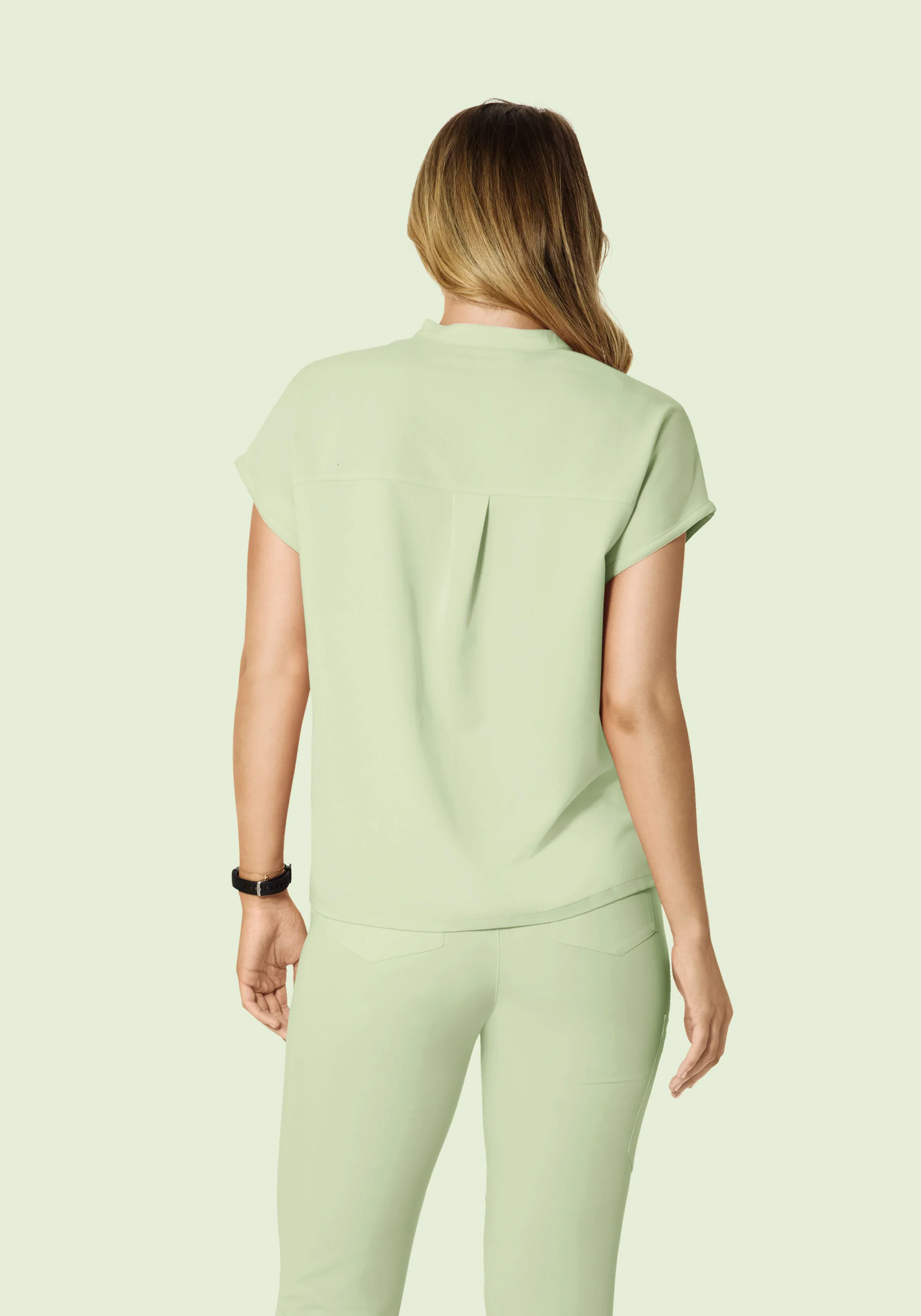 Mandarin Dolman Top Matcha - Image 4
