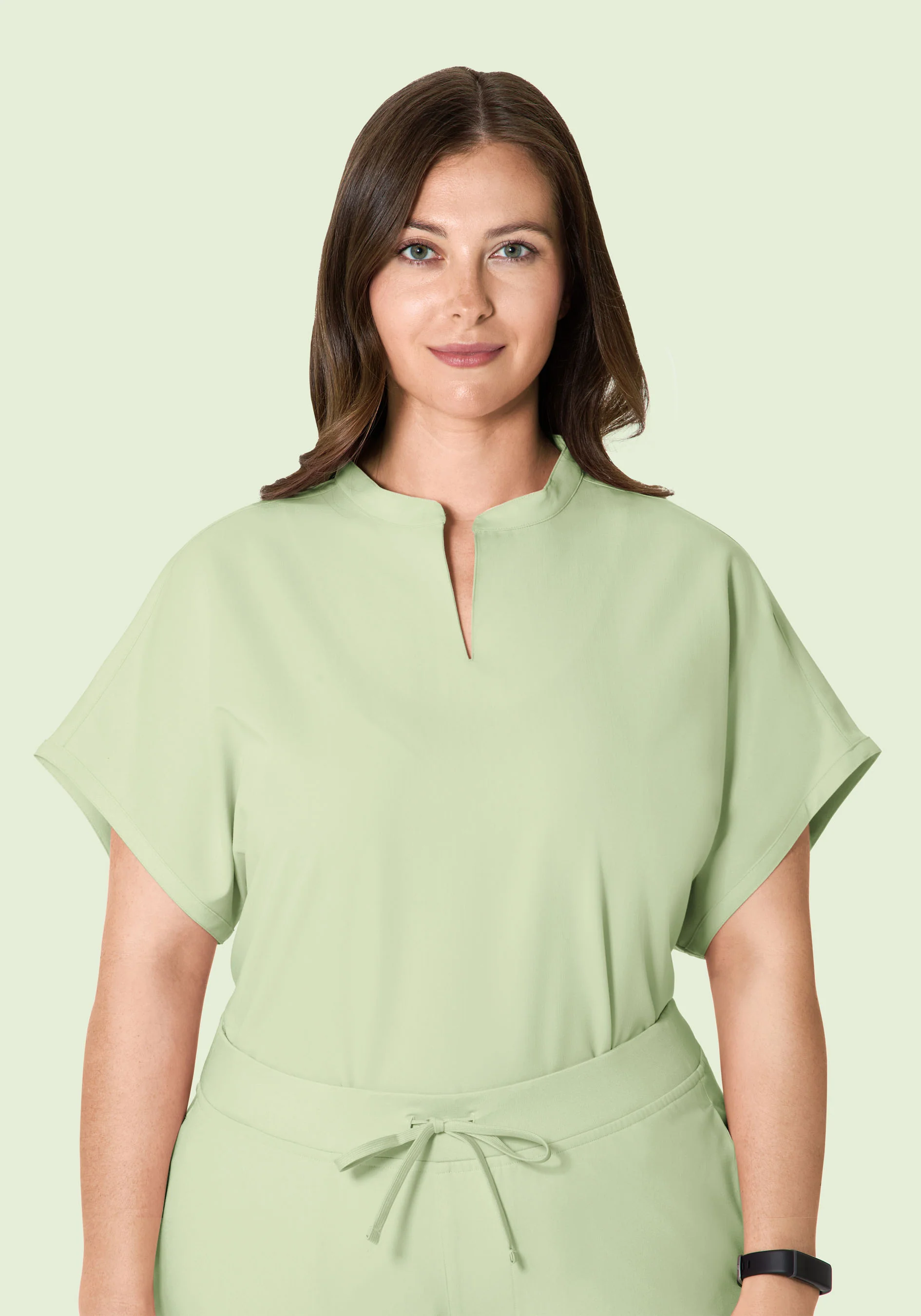 Mandarin Dolman Top Matcha - Image 6