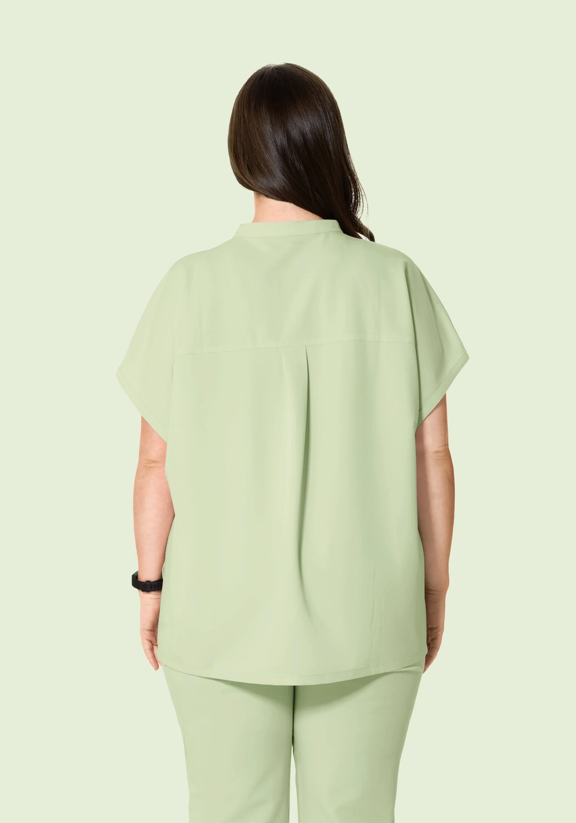 Mandarin Dolman Top Matcha - Image 8