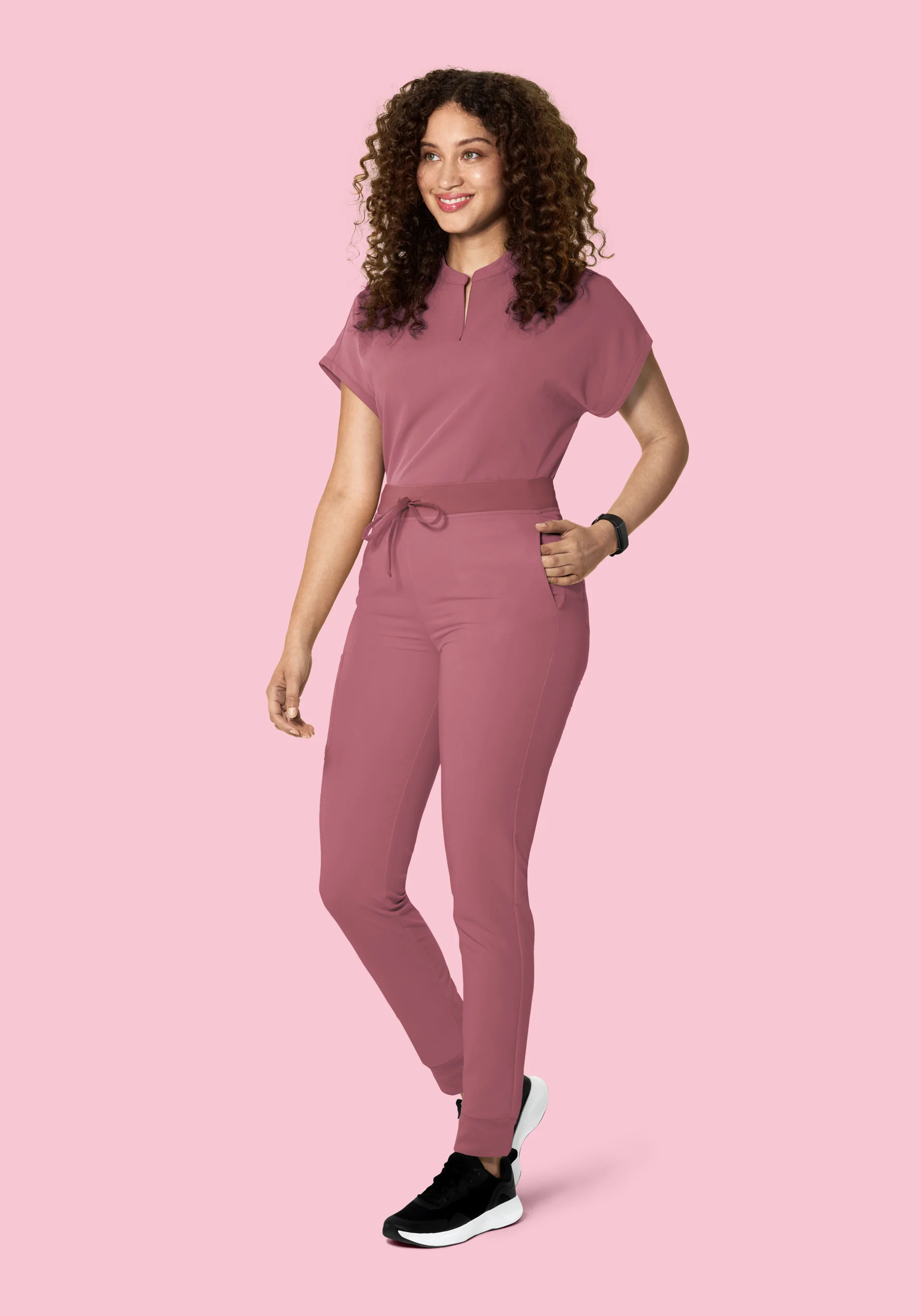 Mandarin Dolman Top Mauve - Image 5