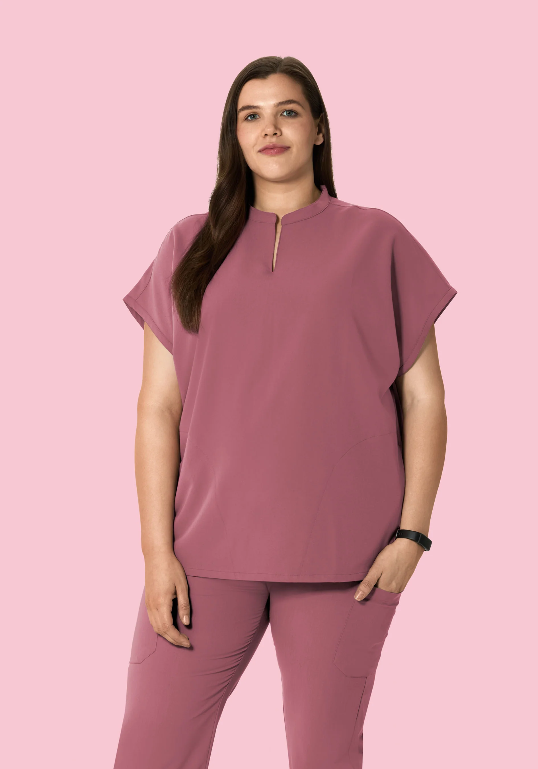 Mandarin Dolman Top Mauve - Image 6