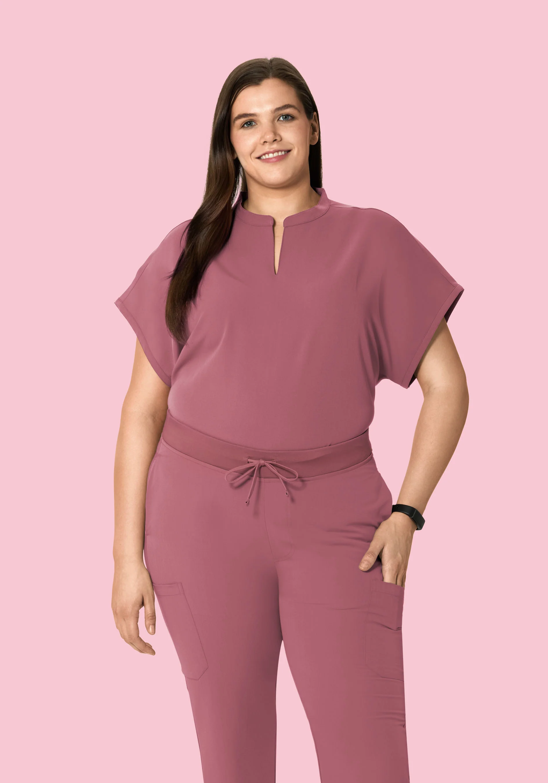 Mandarin Dolman Top Mauve - Image 7
