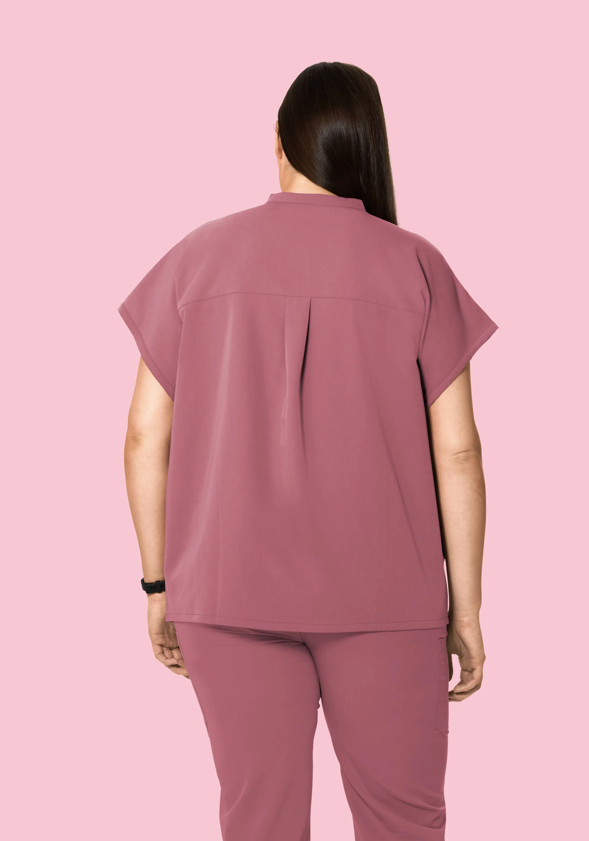 Mandarin Dolman Top Mauve - Image 9