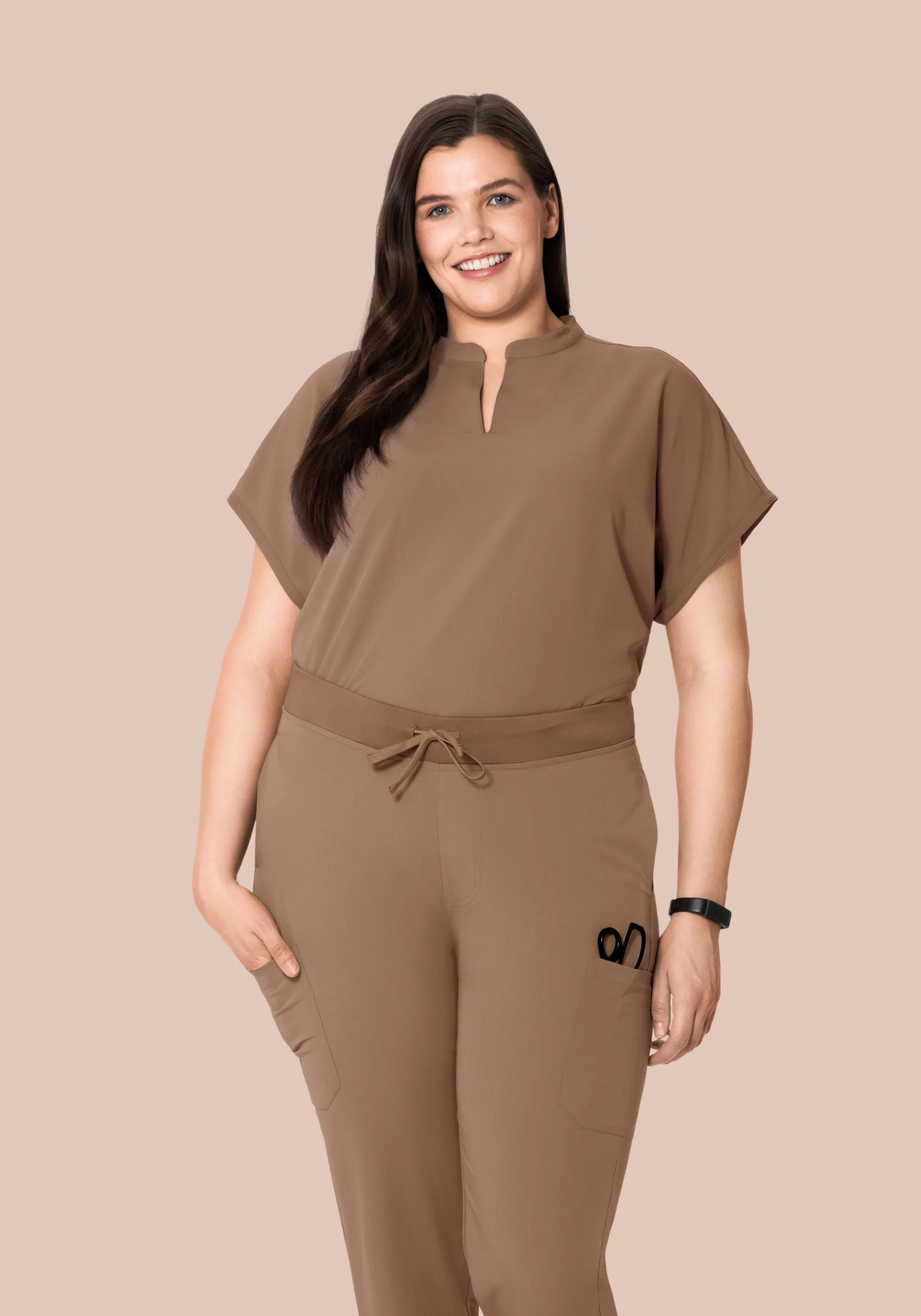 Mandarin Dolman Top Mocha - Image 6