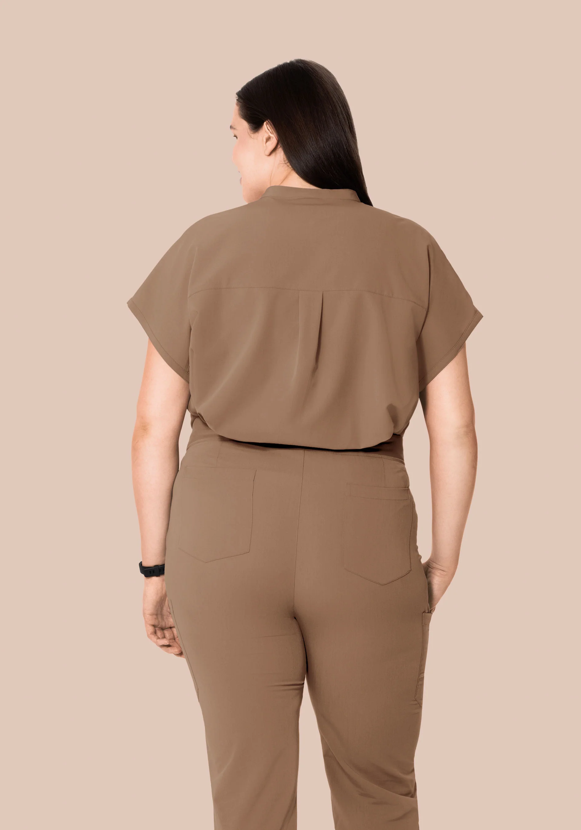 Mandarin Dolman Top Mocha - Image 7