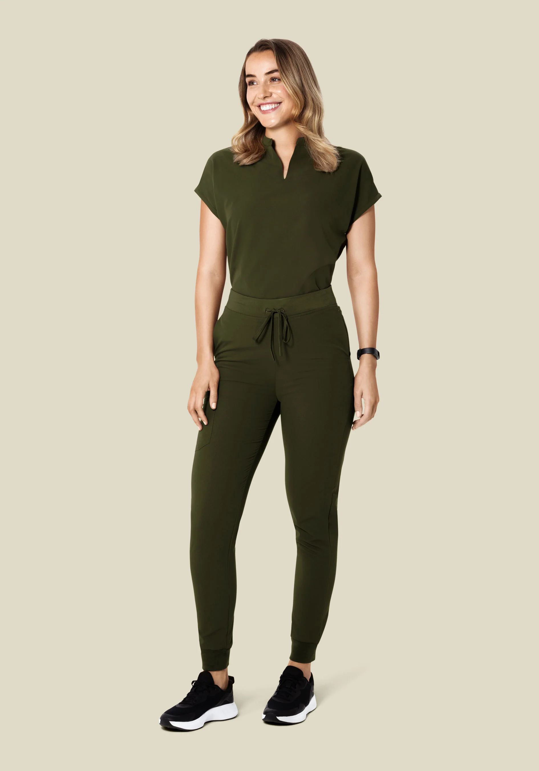 Mandarin Dolman Top Olive - Image 3