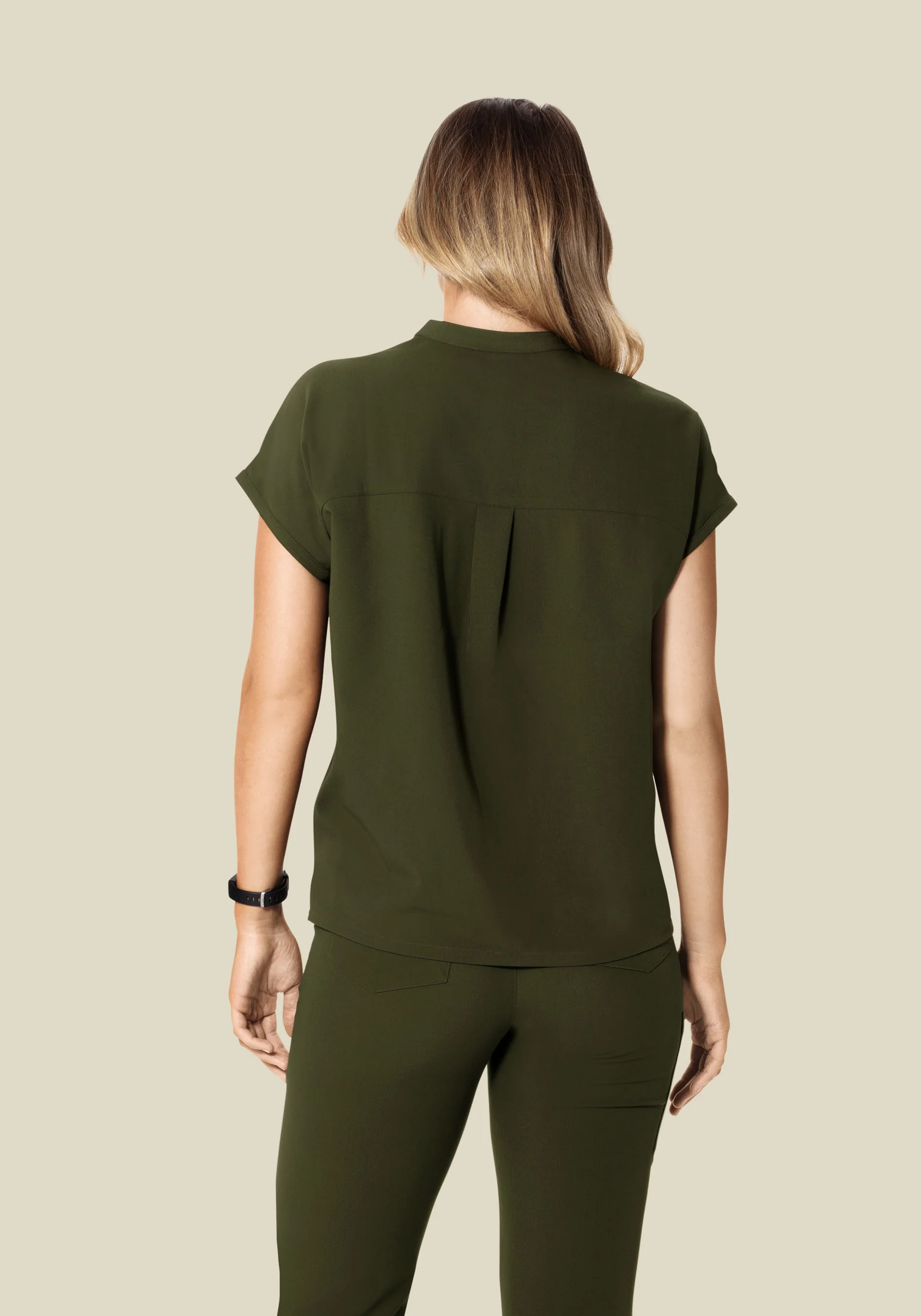 Mandarin Dolman Top Olive - Image 4