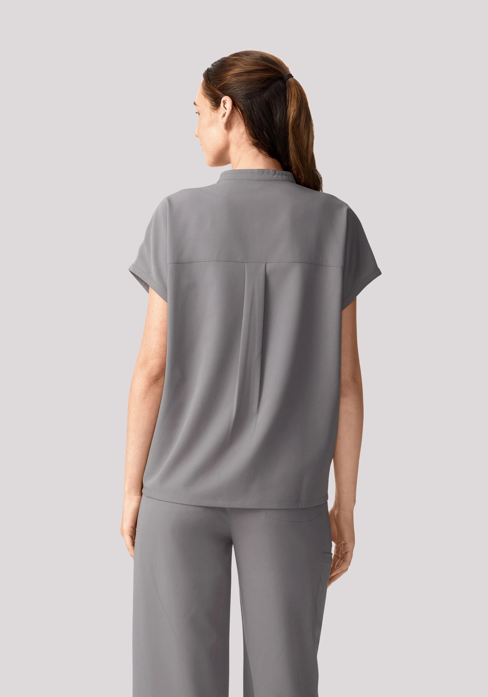 Mandarin Dolman Top Oslo Gray - Image 4