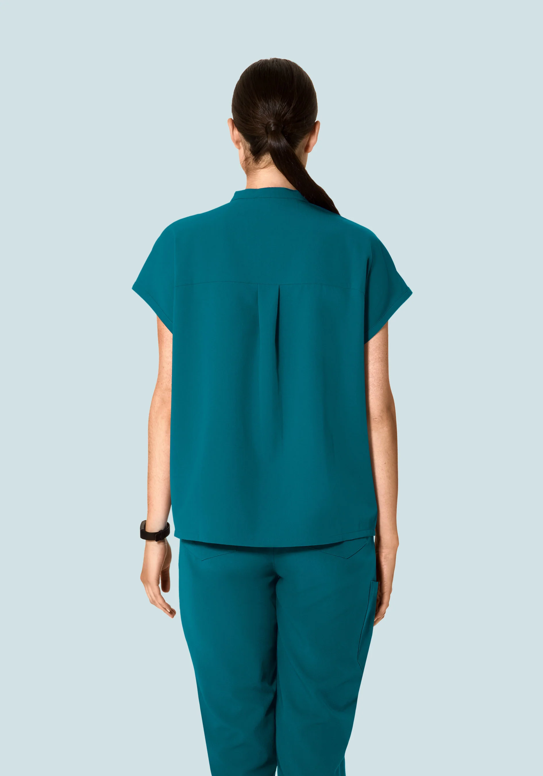 Mandarin Dolman Top Peacock - Image 4