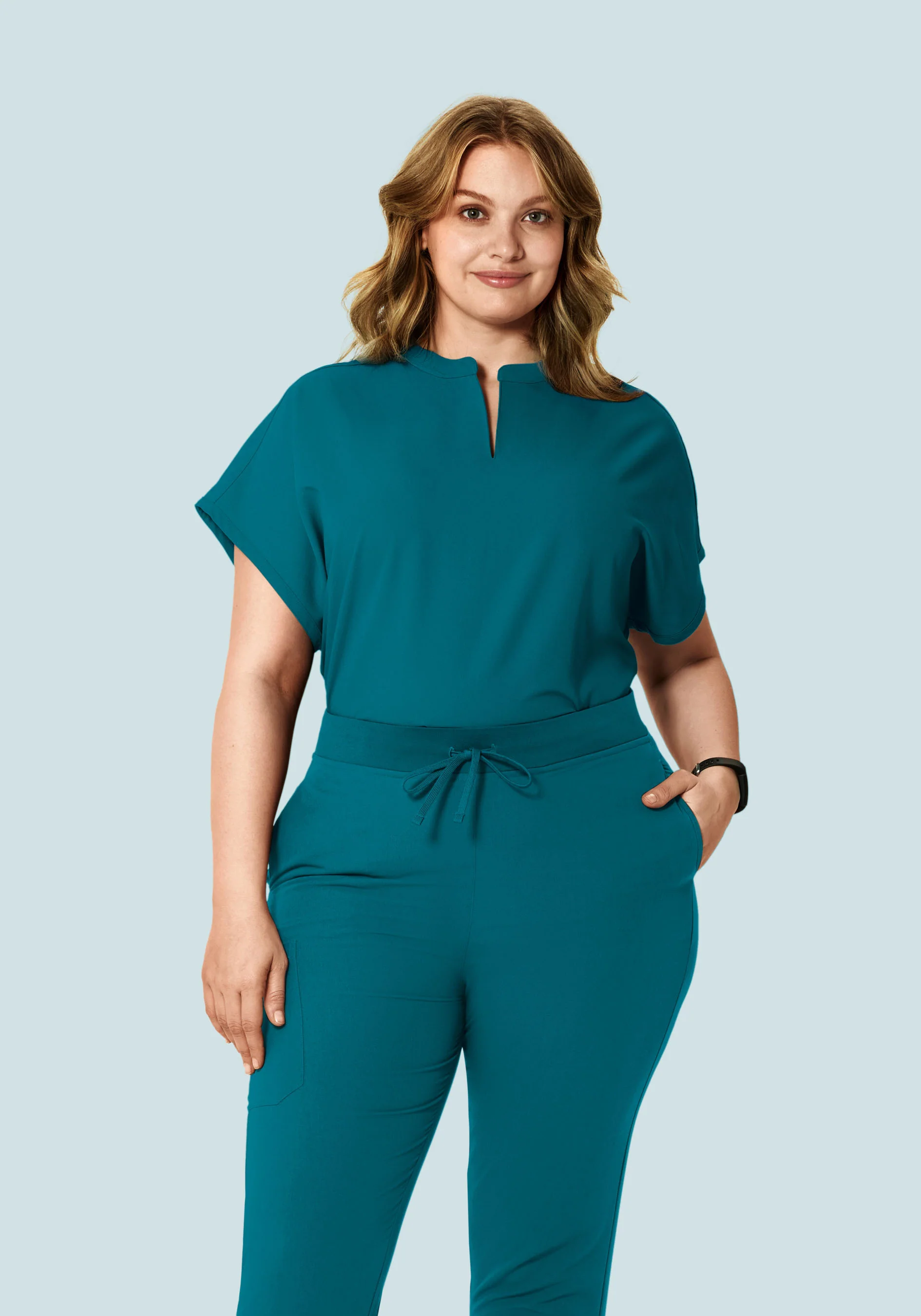 Mandarin Dolman Top Peacock - Image 6