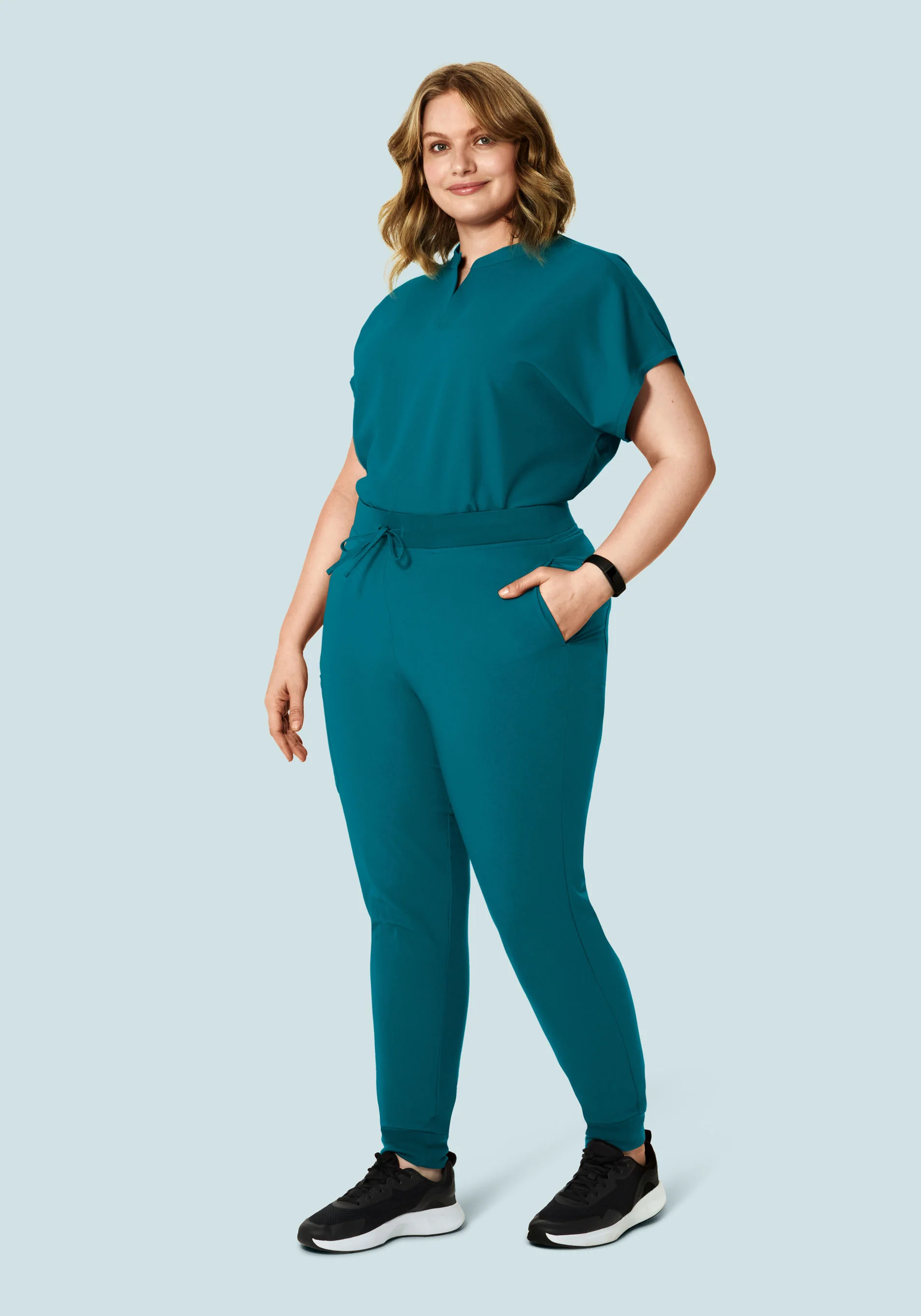 Mandarin Dolman Top Peacock - Image 7