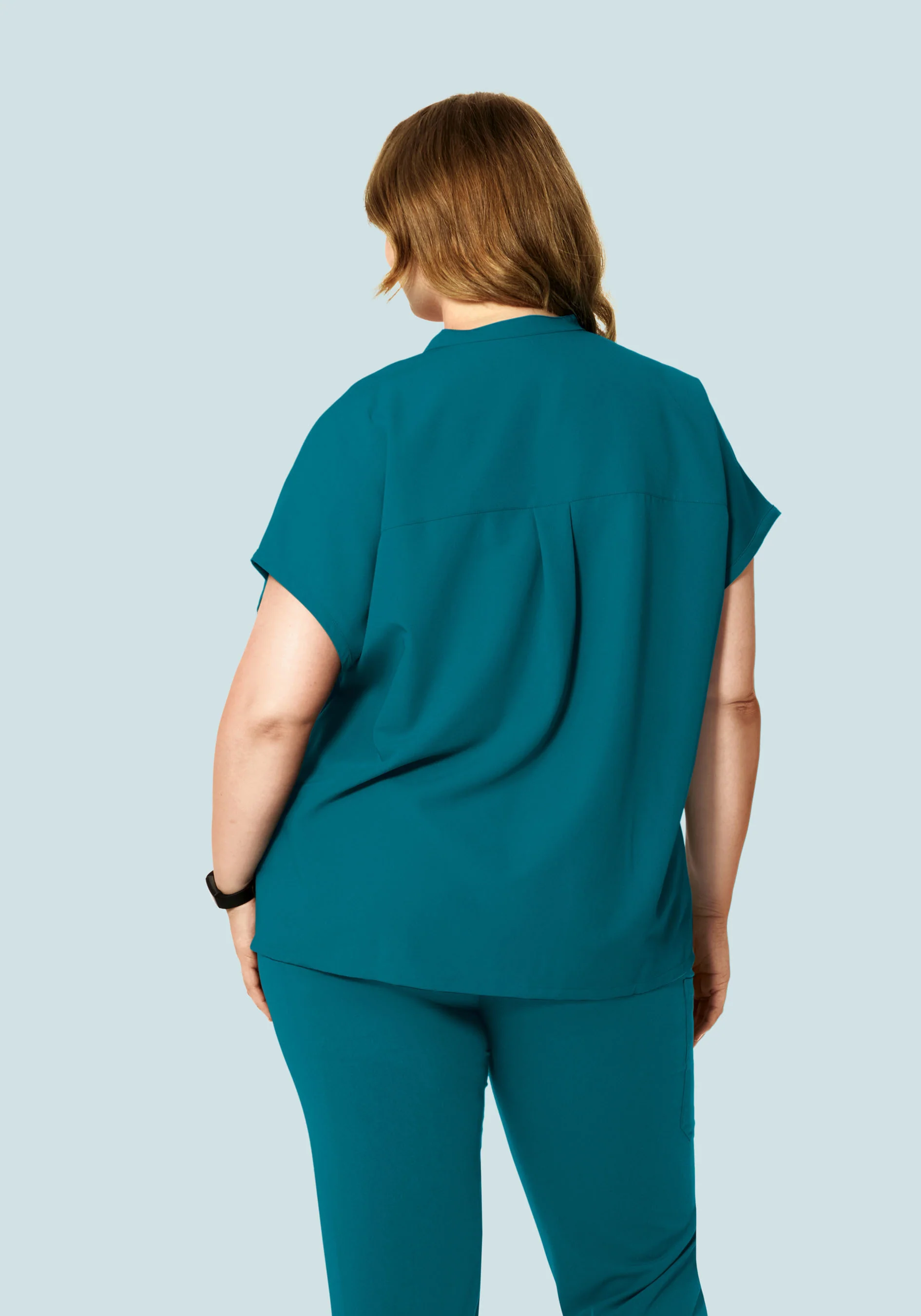 Mandarin Dolman Top Peacock - Image 8