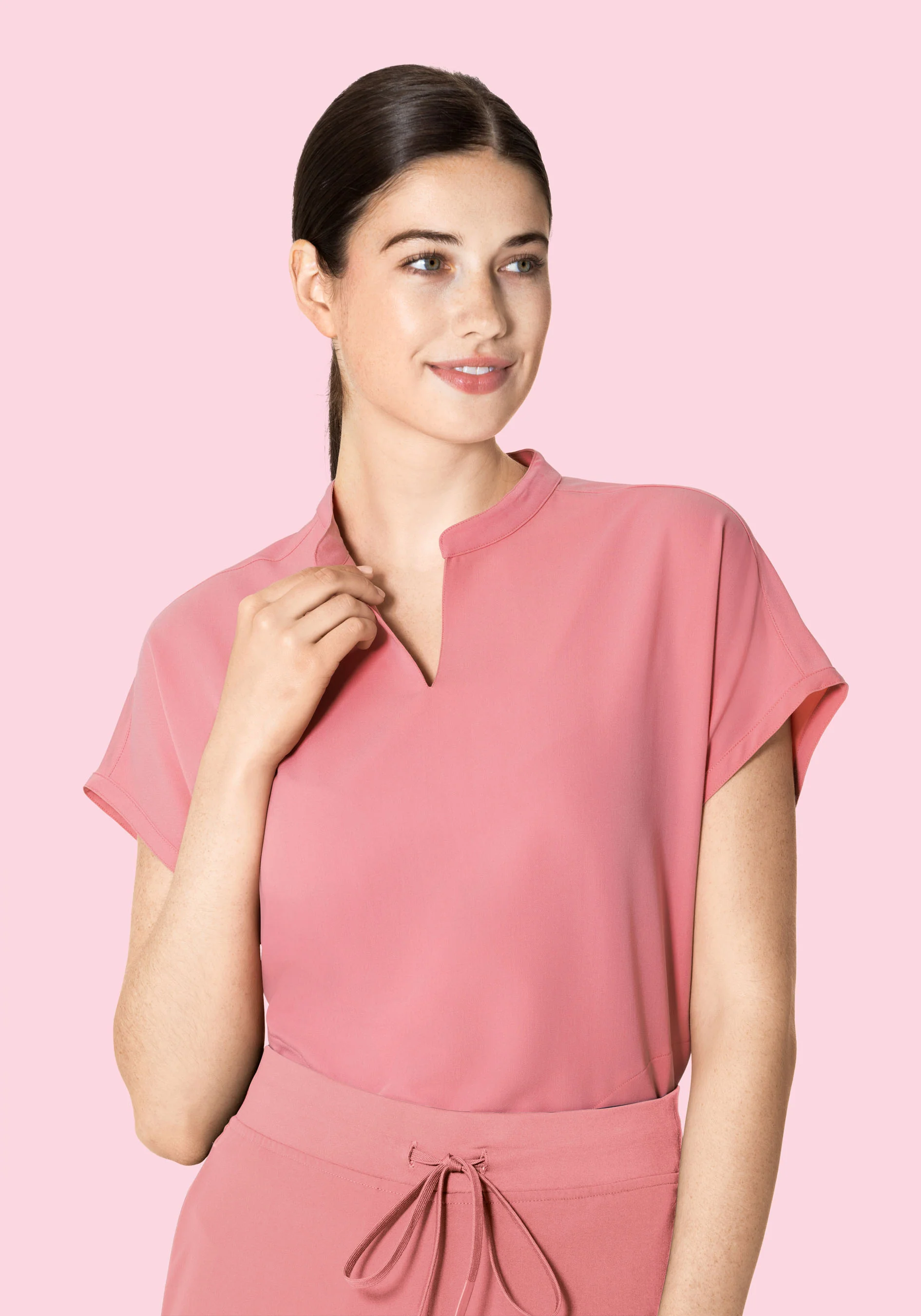 Mandarin Dolman Top Peony - Image 3