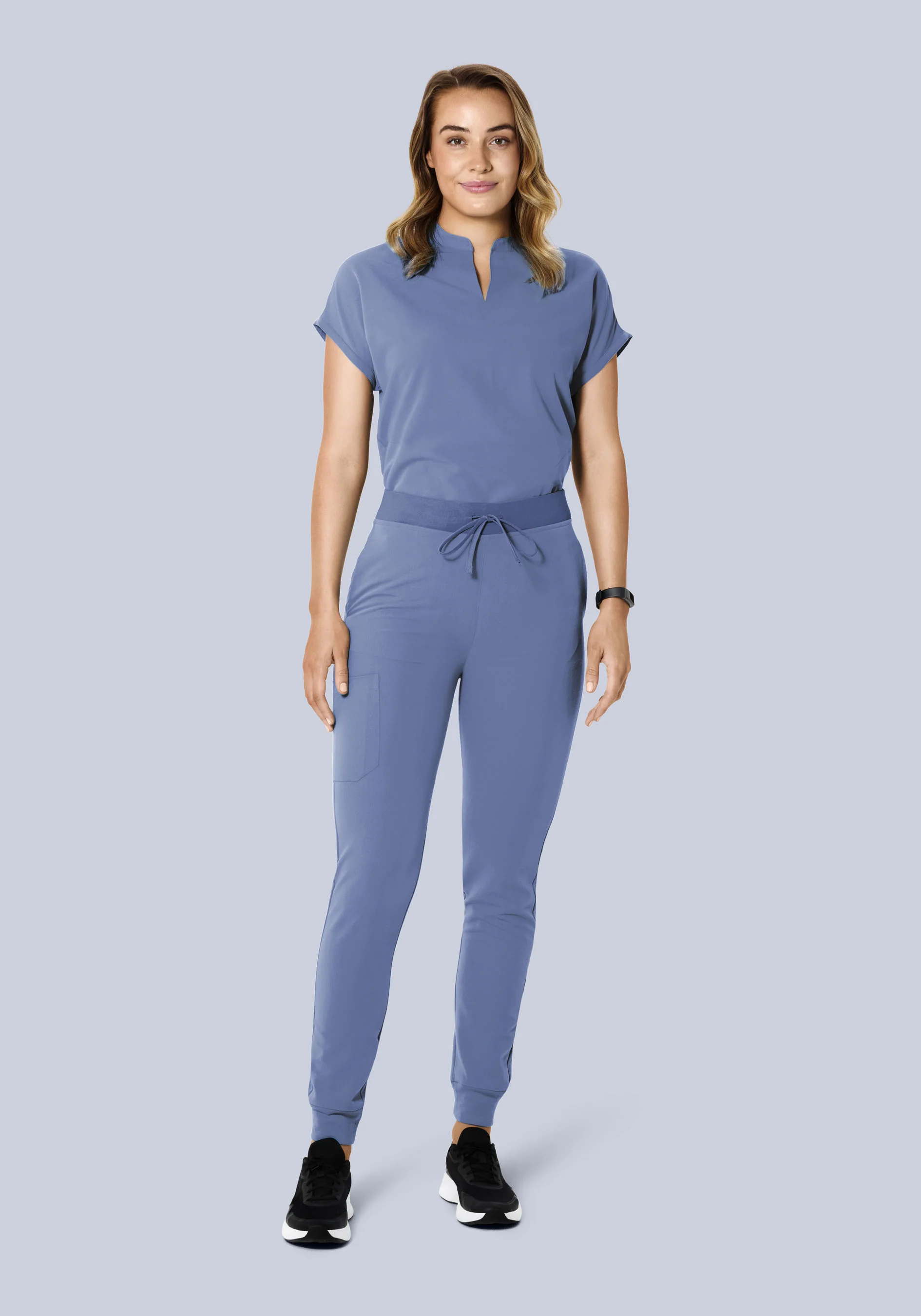 Mandarin Dolman Top Periwinkle - Image 3