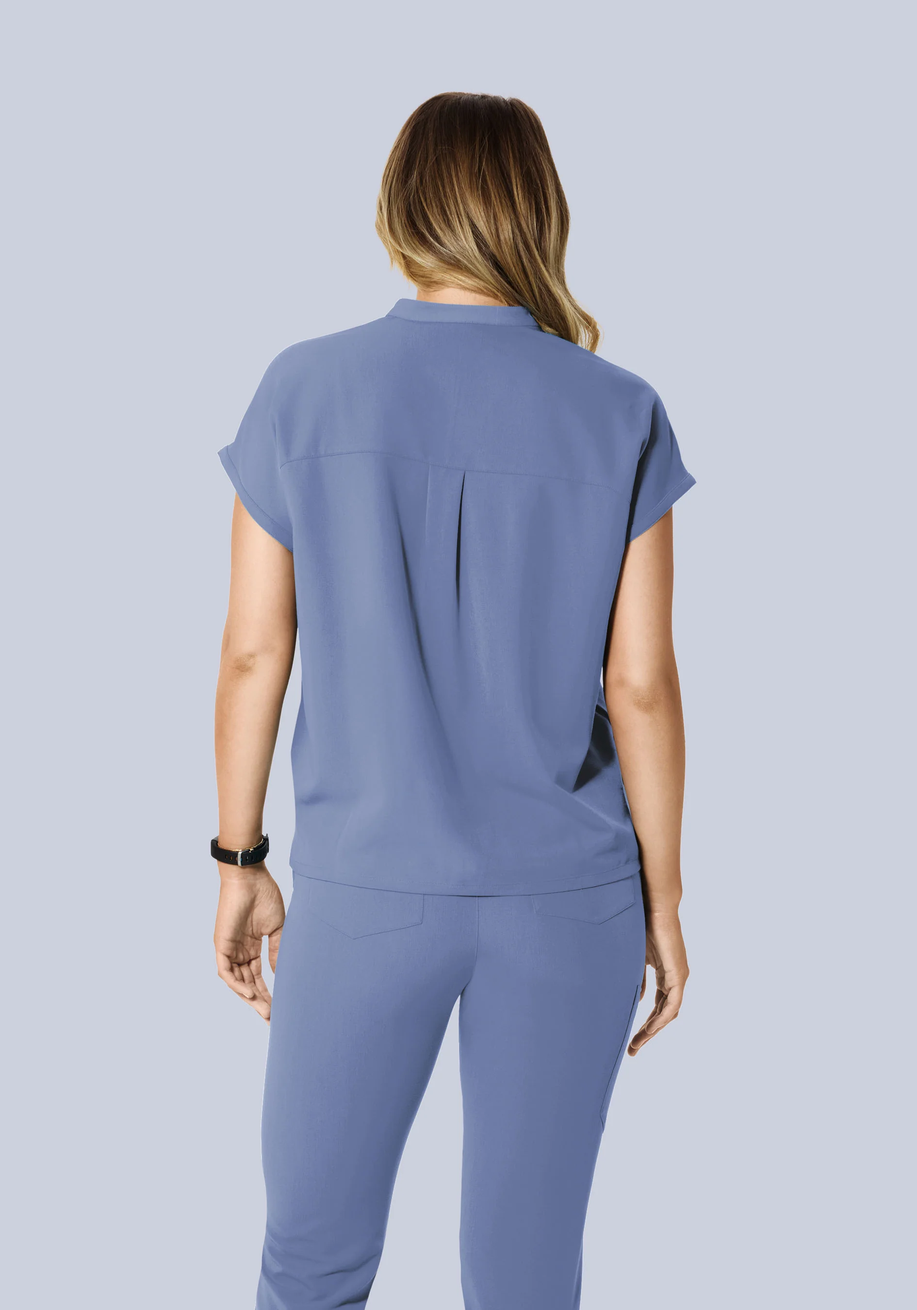 Mandarin Dolman Top Periwinkle - Image 4