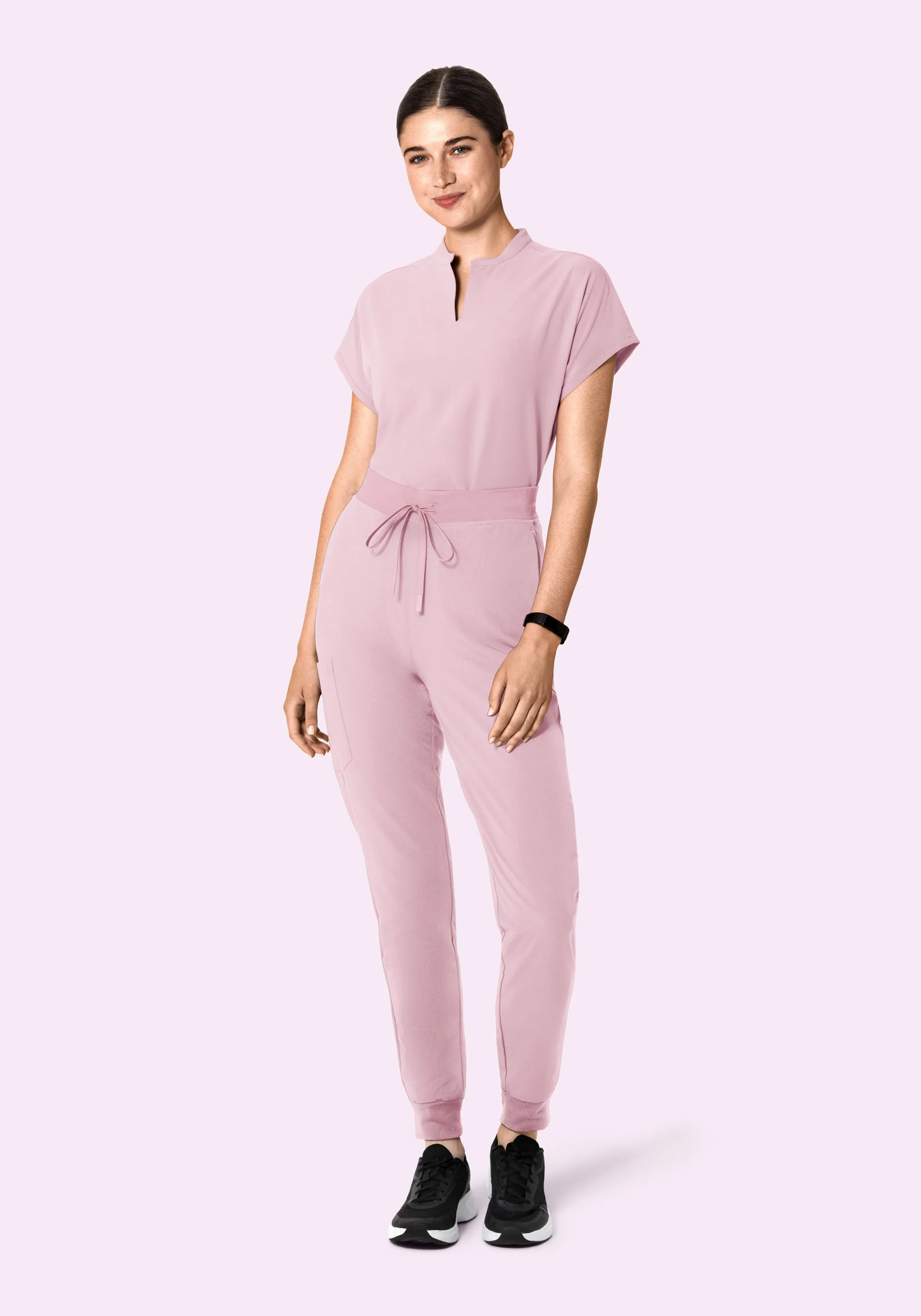 Mandarin Dolman Top Pink Pearl - Image 3