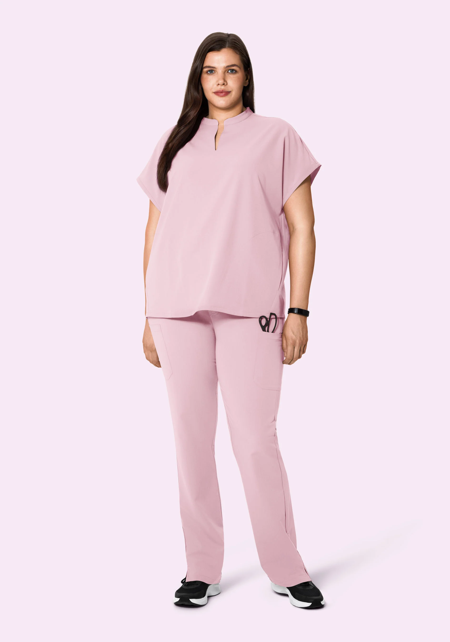 Mandarin Dolman Top Pink Pearl - Image 7