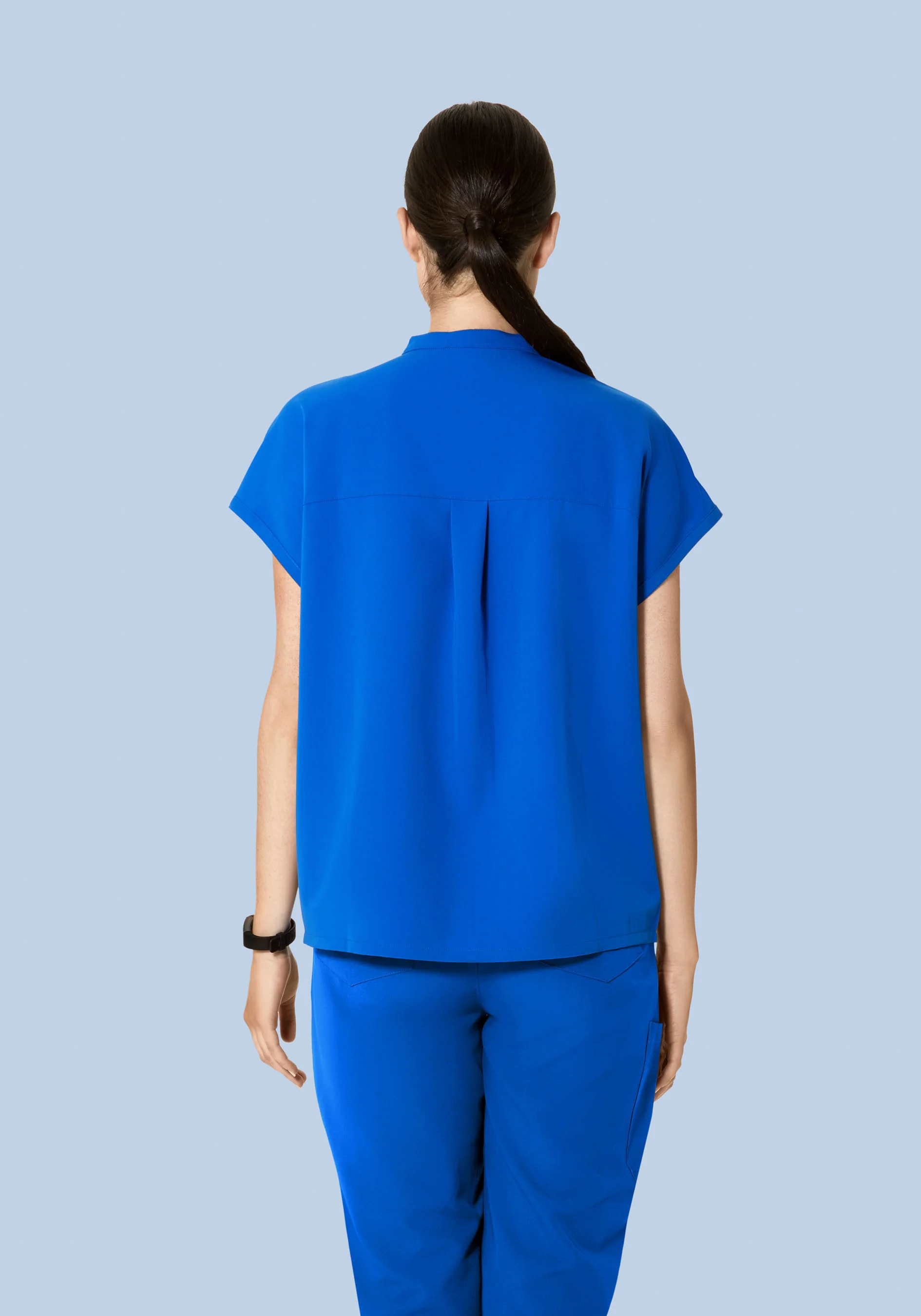 Mandarin Dolman Top Royal Blue - Image 5