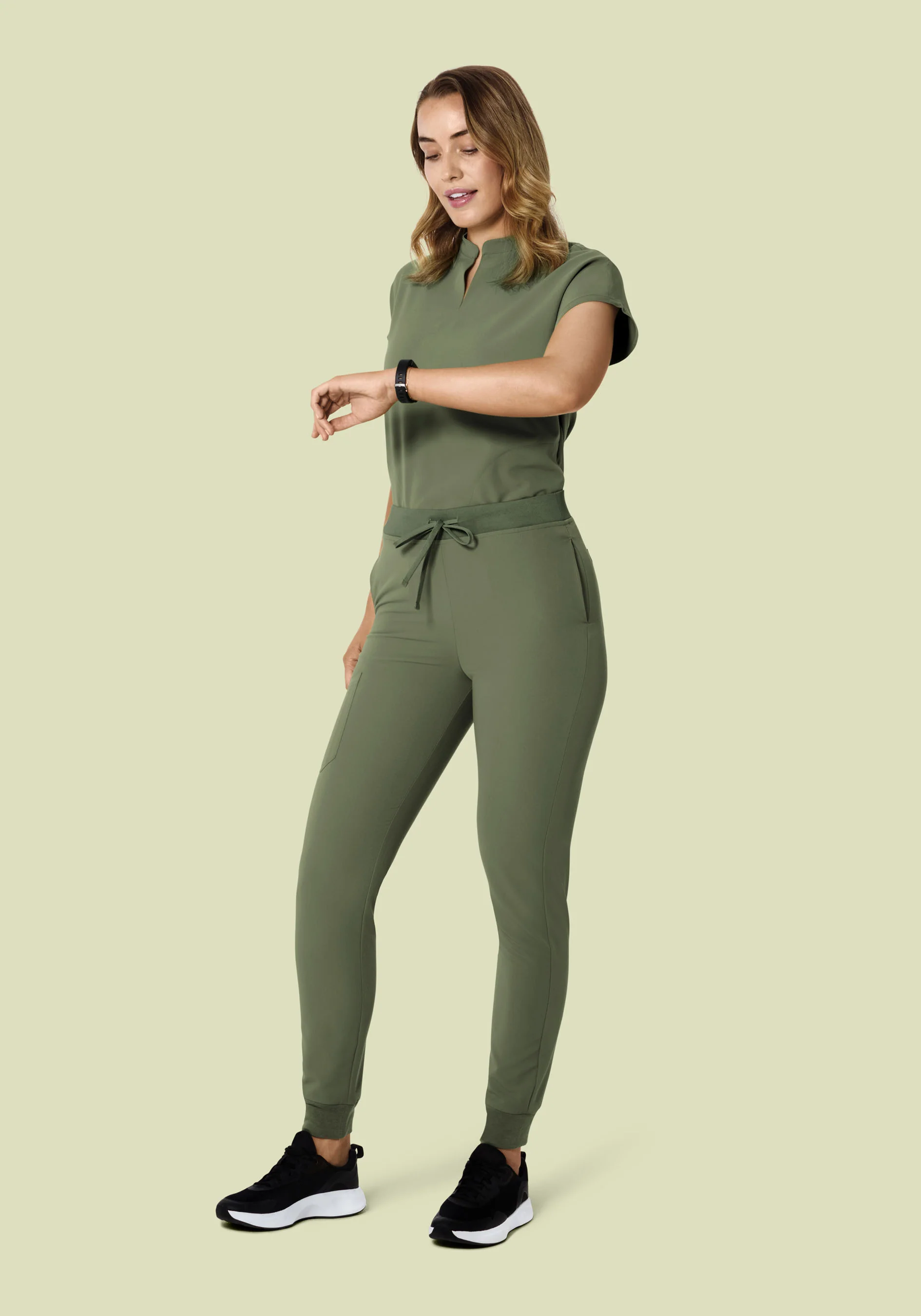 Mandarin Dolman Top Sage - Image 3