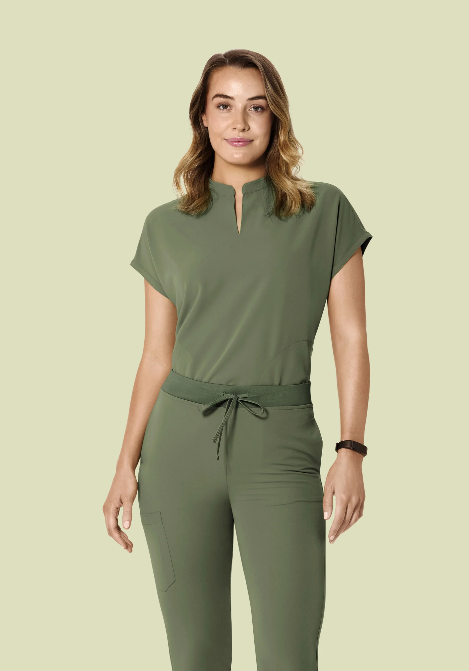 Mandarin Dolman Top Sage - Image 4